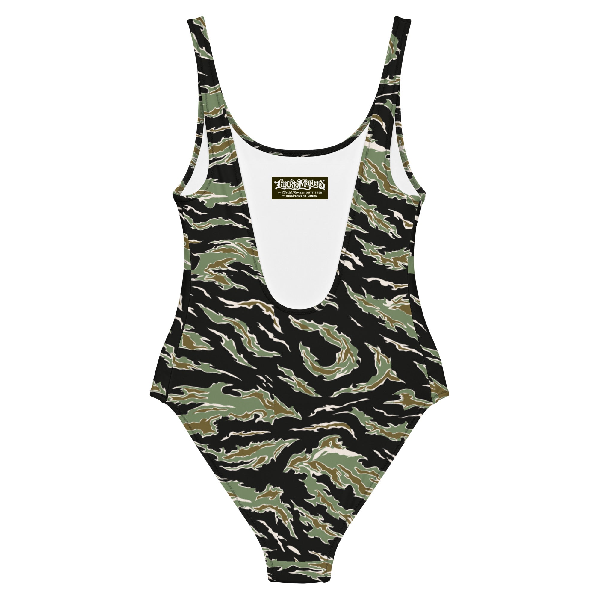 Tiger Stripe Camo One-Piece Swimsuit