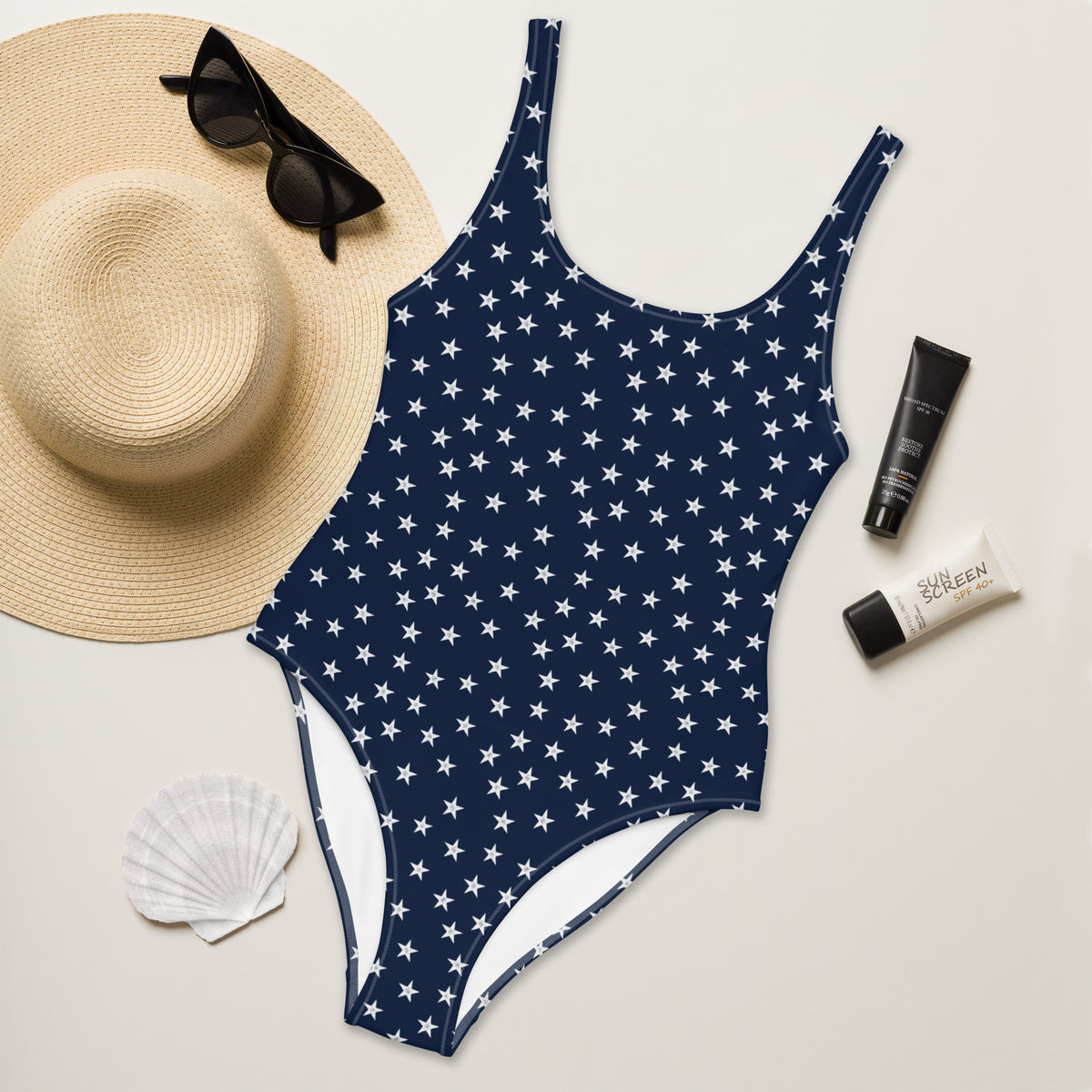 Rebel Stars One-Piece Swimsuit