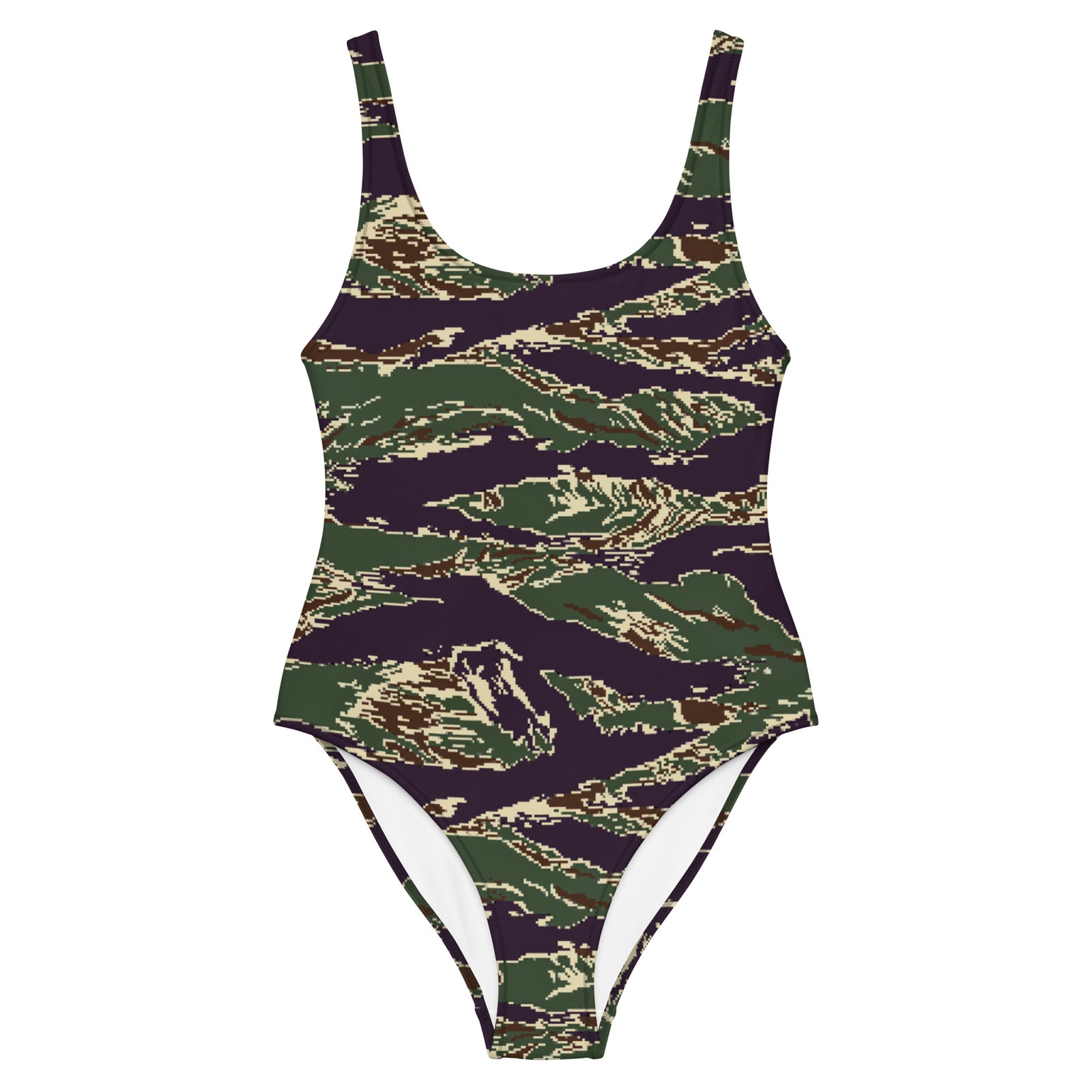 Taiwan Marine Corps Digital Tiger Stripe Camo One-Piece Swimsuit