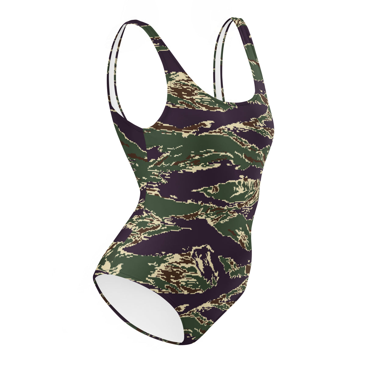 Taiwan Marine Corps Digital Tiger Stripe Camo One-Piece Swimsuit