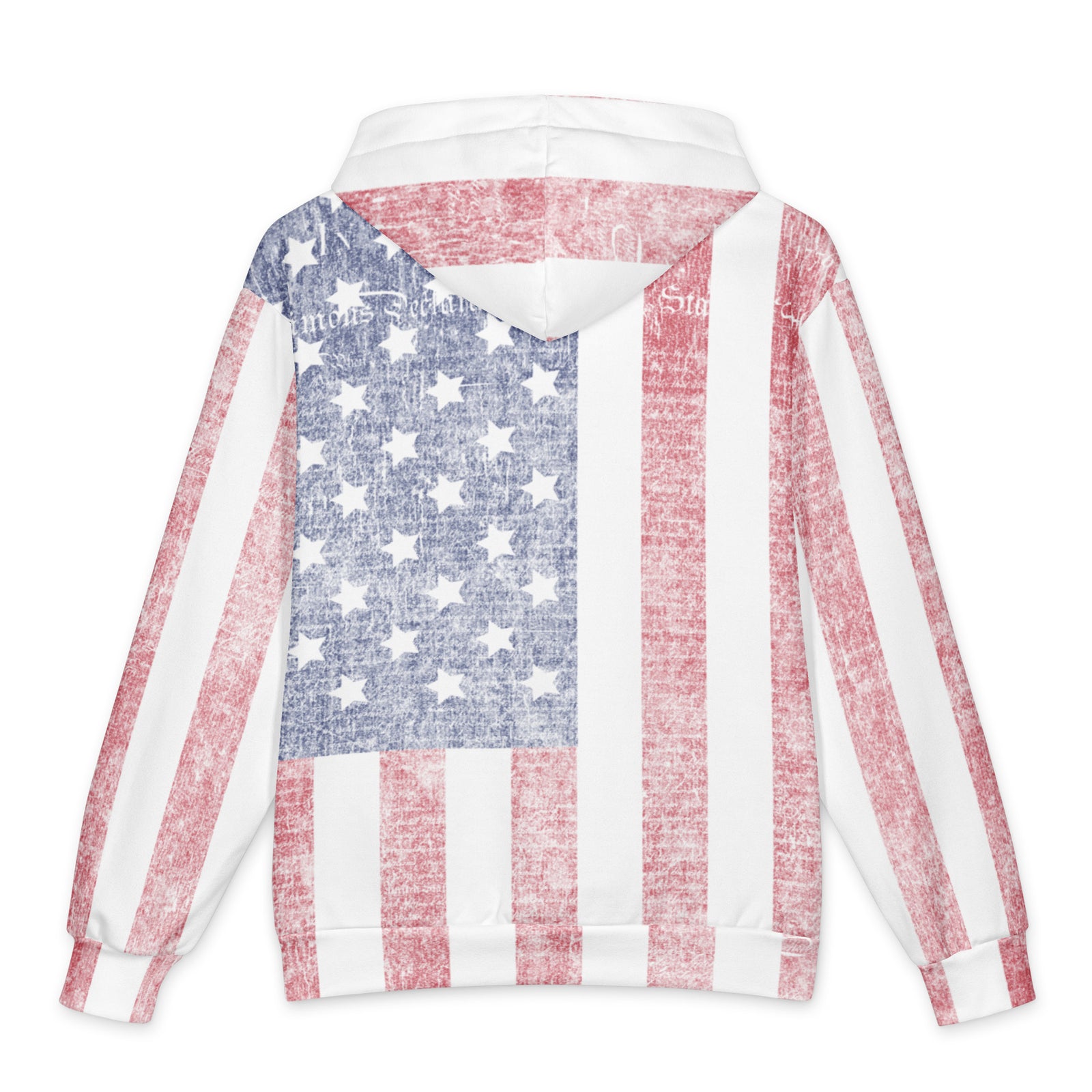 Declaration 250 Oversized American Flag Cotton Hoodie by Liberty Maniacs