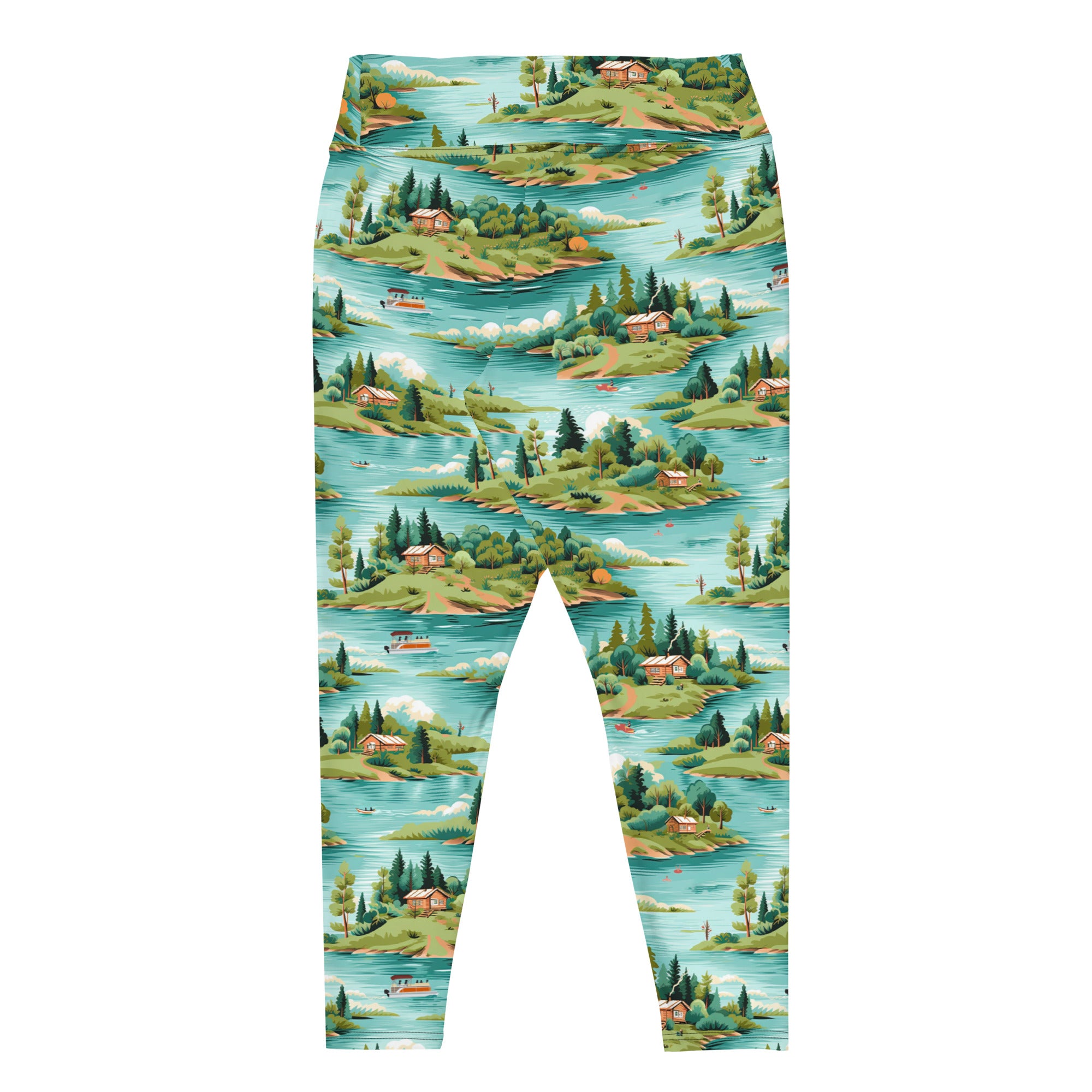 Up North All-Over Print Plus Size Leggings