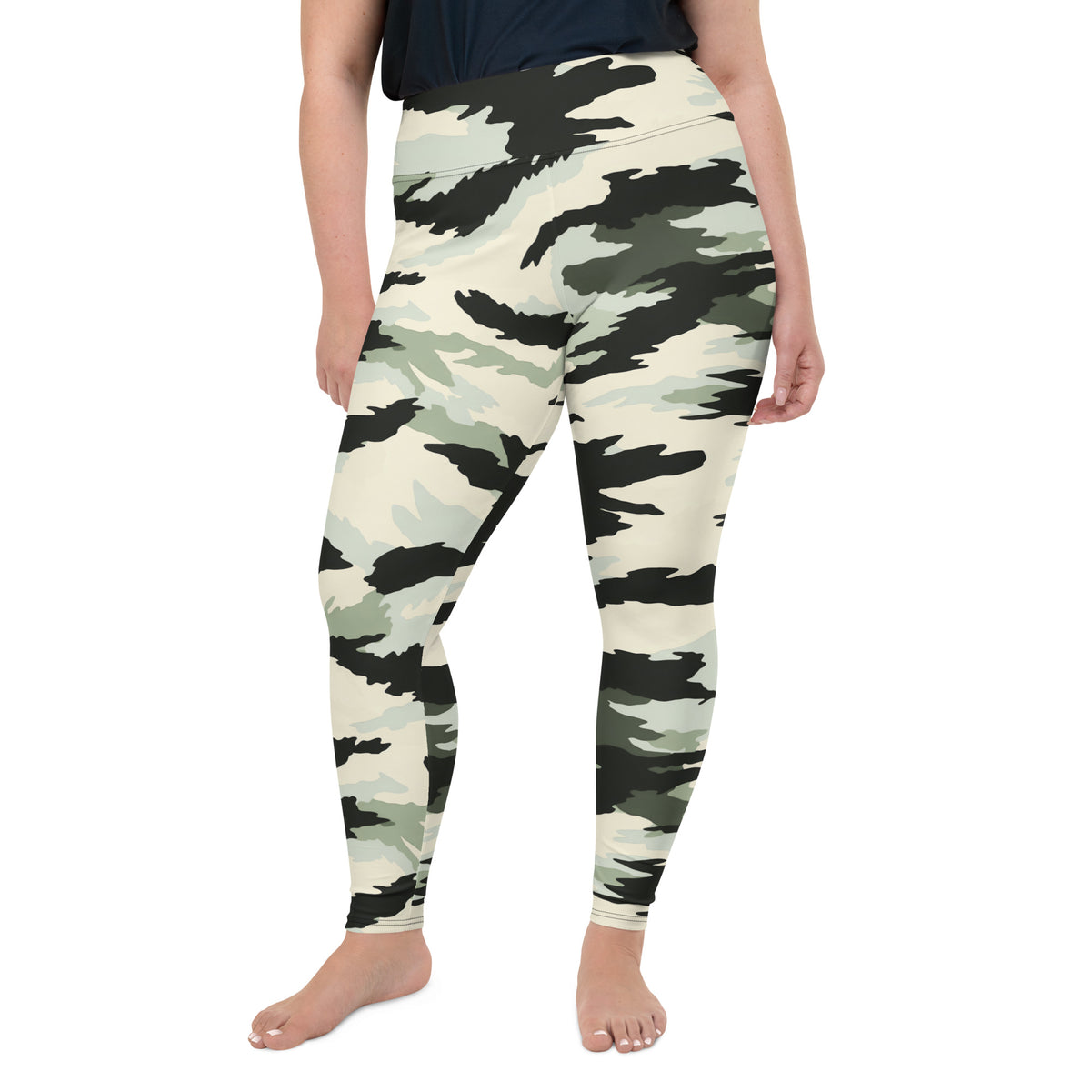 Snow Pine Plus Size Leggings