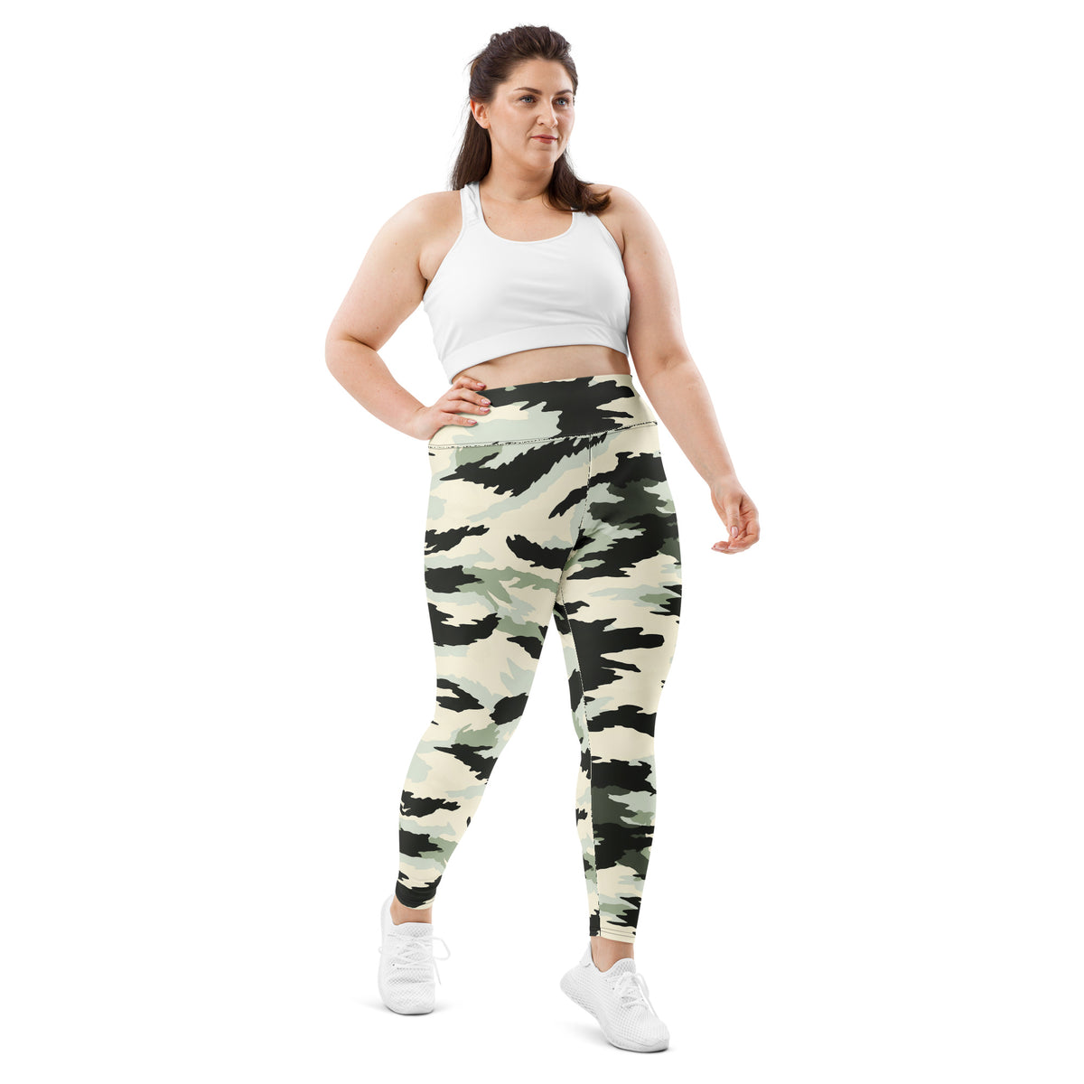 Snow Pine Plus Size Leggings