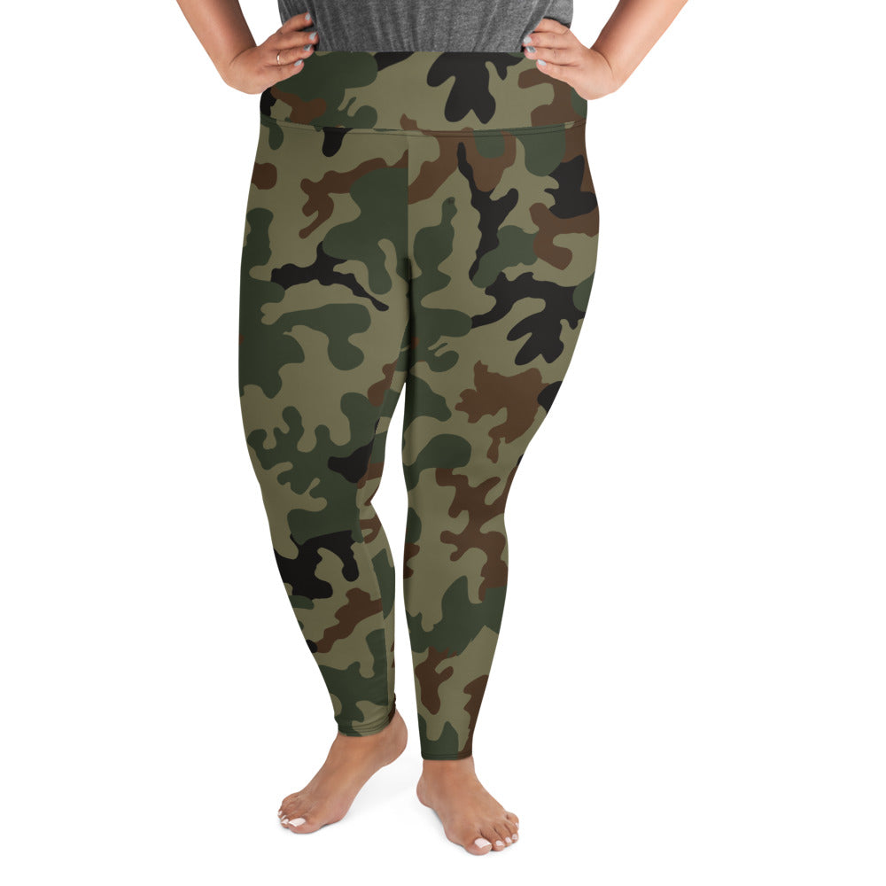 Seek and Disrupt Camo Plus Size Leggings