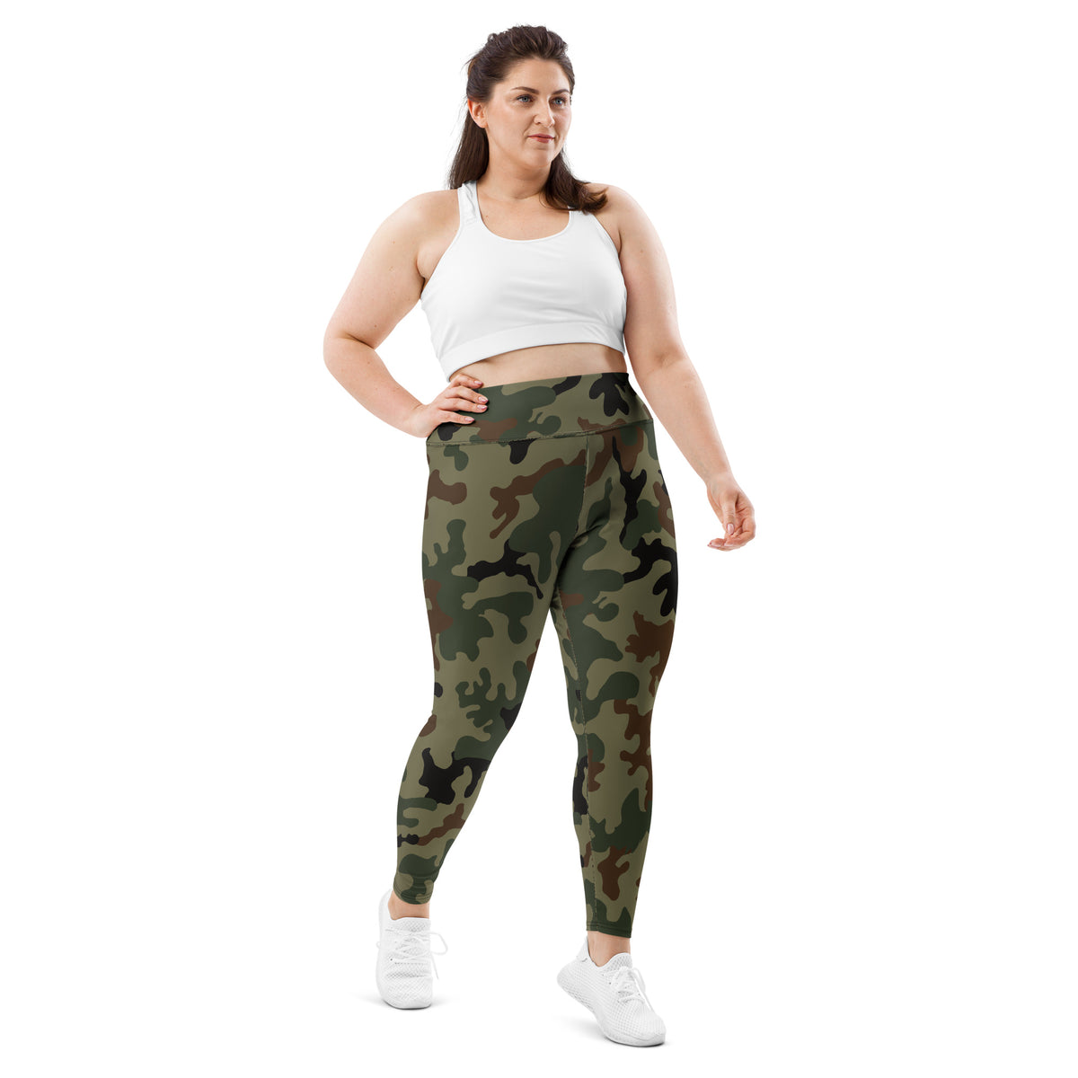 Seek and Disrupt Camo Plus Size Leggings