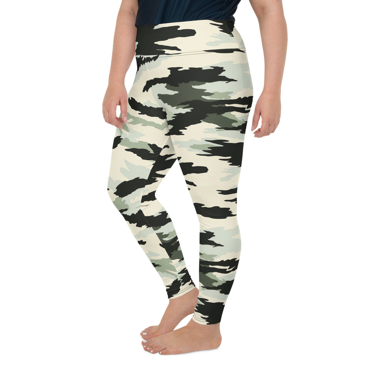 Snow Pine Plus Size Leggings