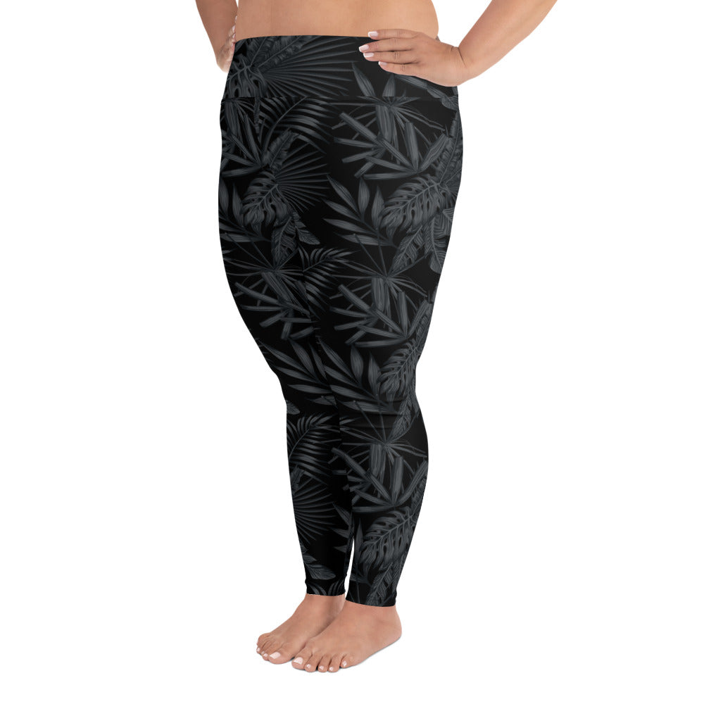 Tropicamo Black Ops Plus Size Leggings