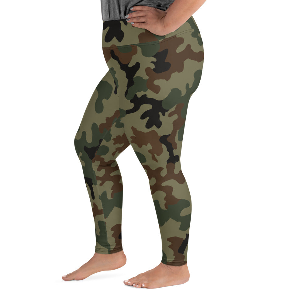 Seek and Disrupt Camo Plus Size Leggings