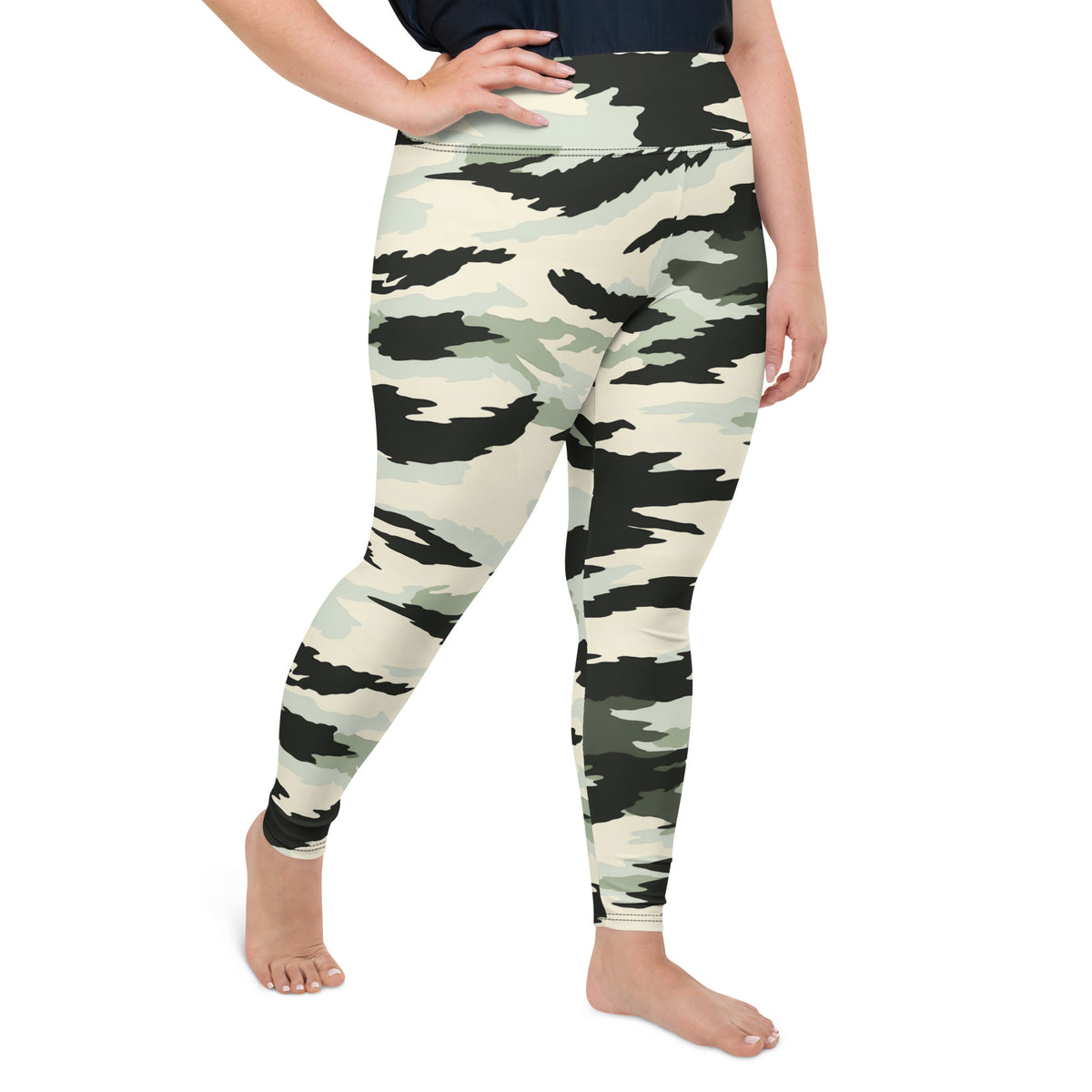 Snow Pine Plus Size Leggings