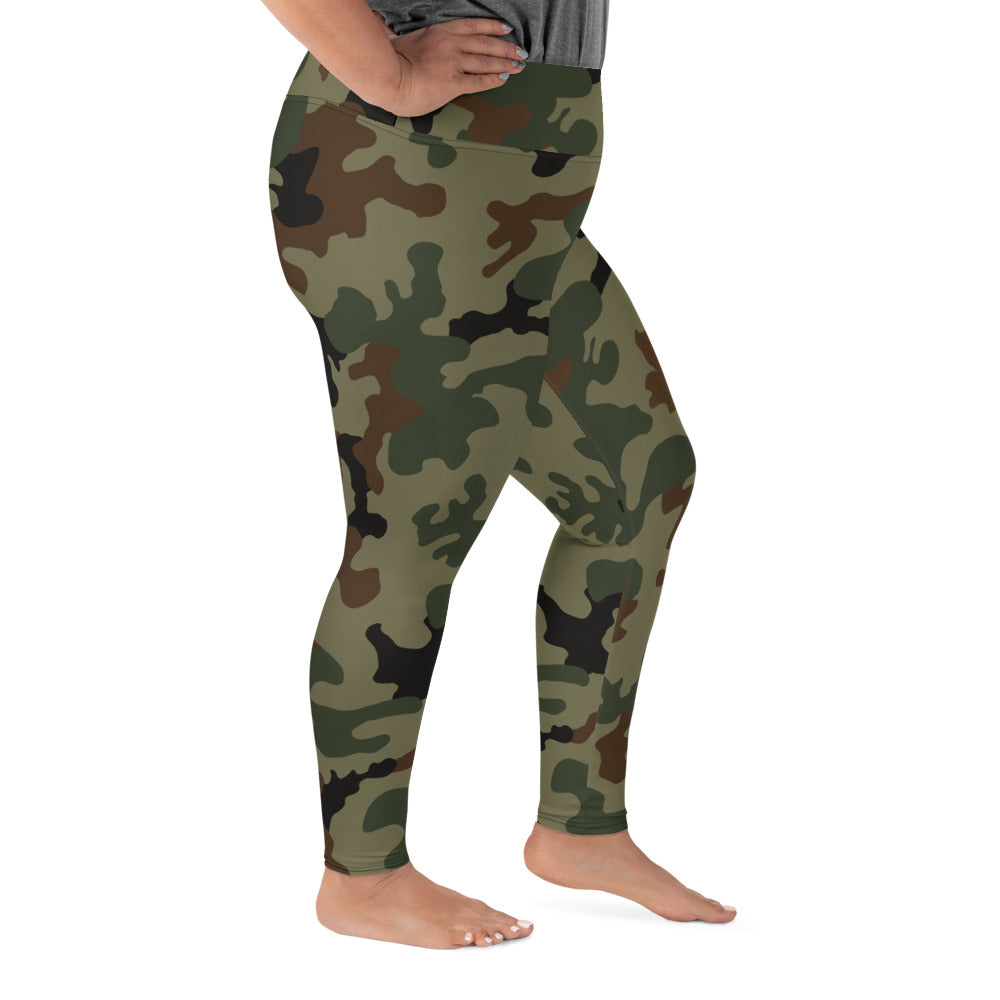 Seek and Disrupt Camo Plus Size Leggings