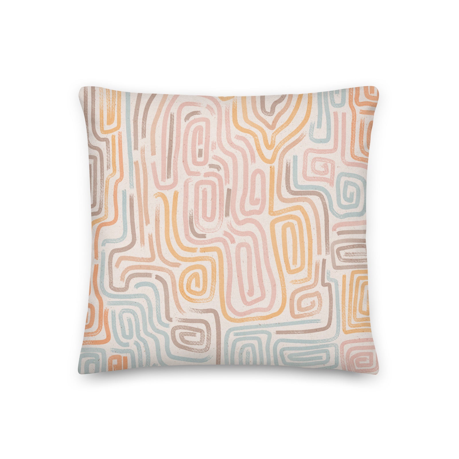 Abstrakt Serenity Throw Pillow