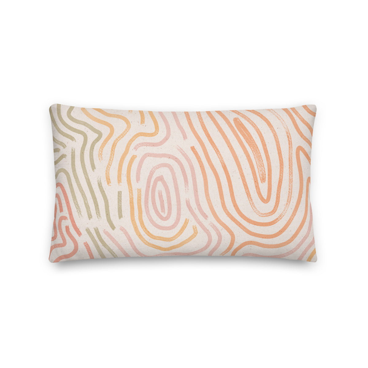 Abstrakt Serenity Throw Pillow