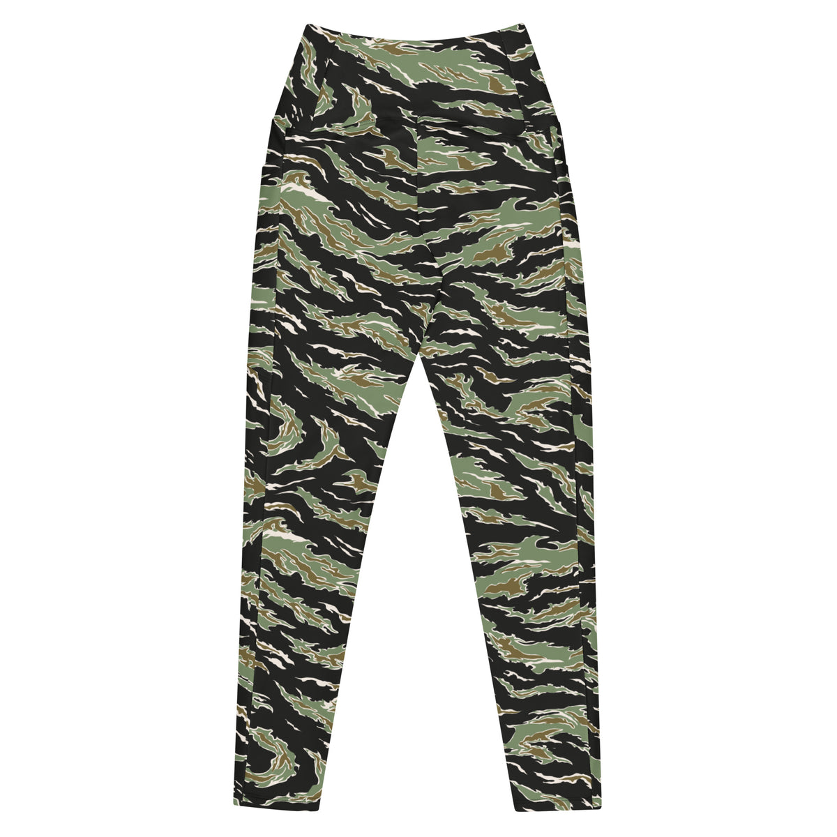 Tiger Stripe Camo Leggings with Pockets