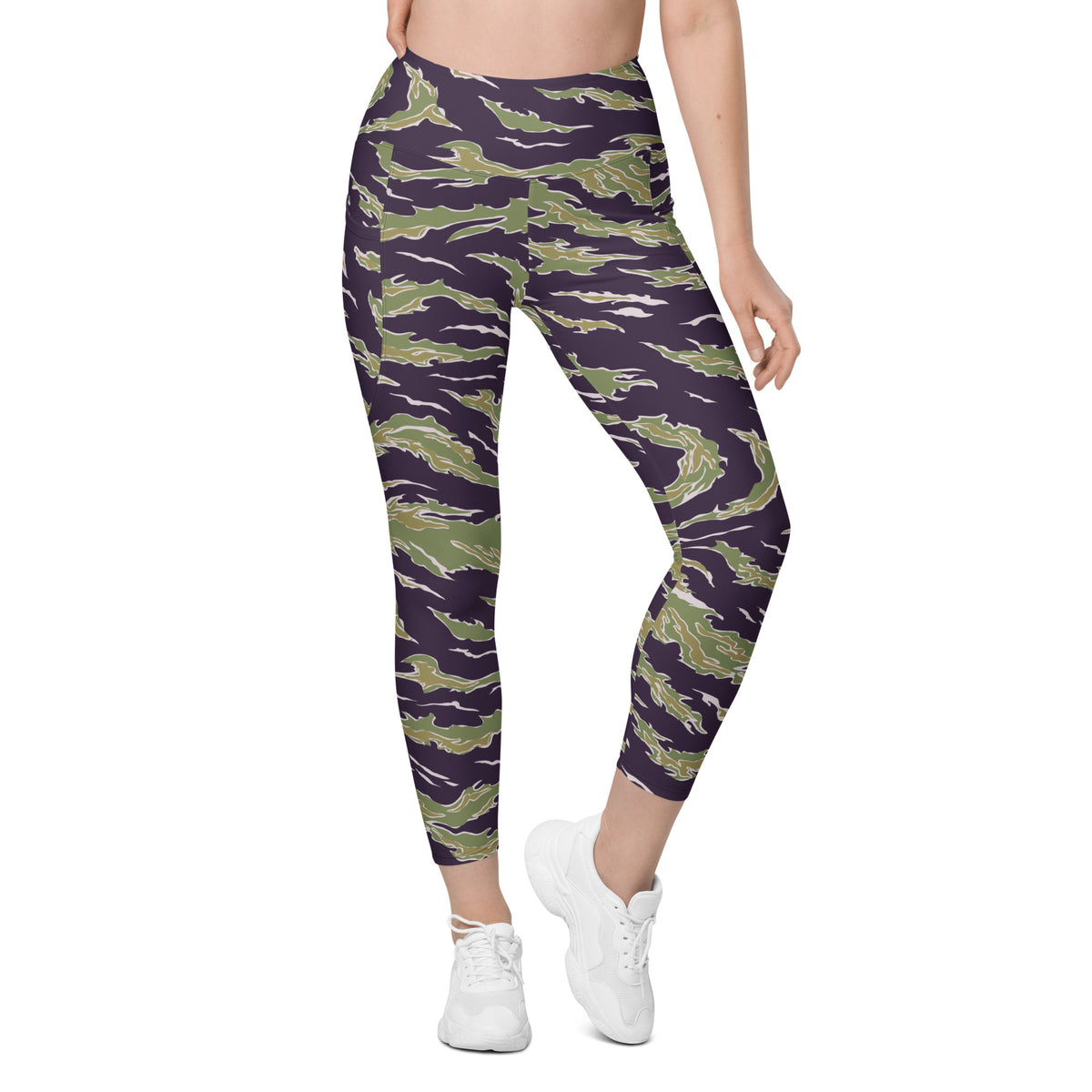 Jungle Tiger Stripe Pocket Leggings