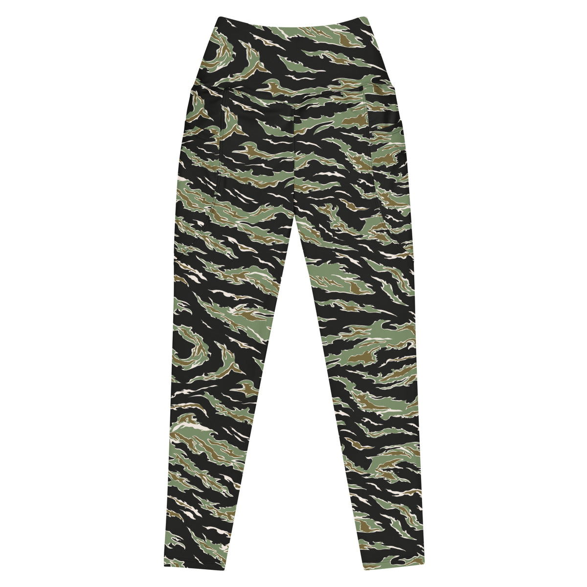 Tiger Stripe Camo Leggings with Pockets