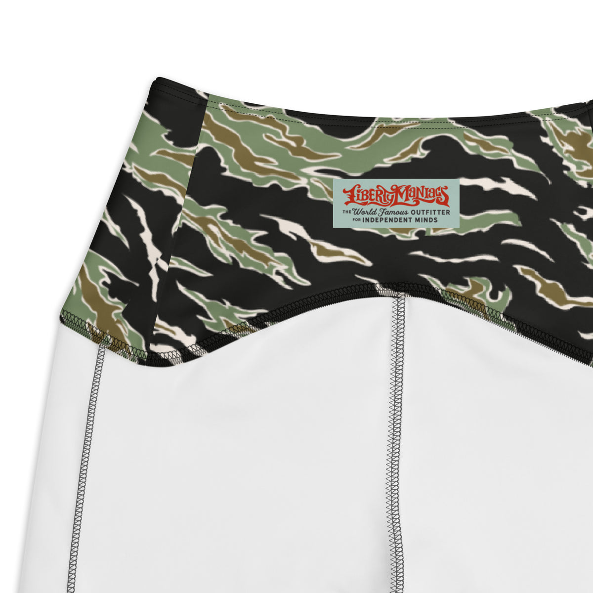 Tiger Stripe Camo Leggings with Pockets