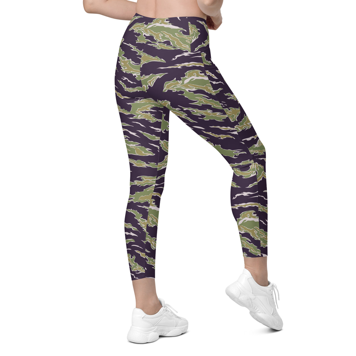 Jungle Tiger Stripe Pocket Leggings