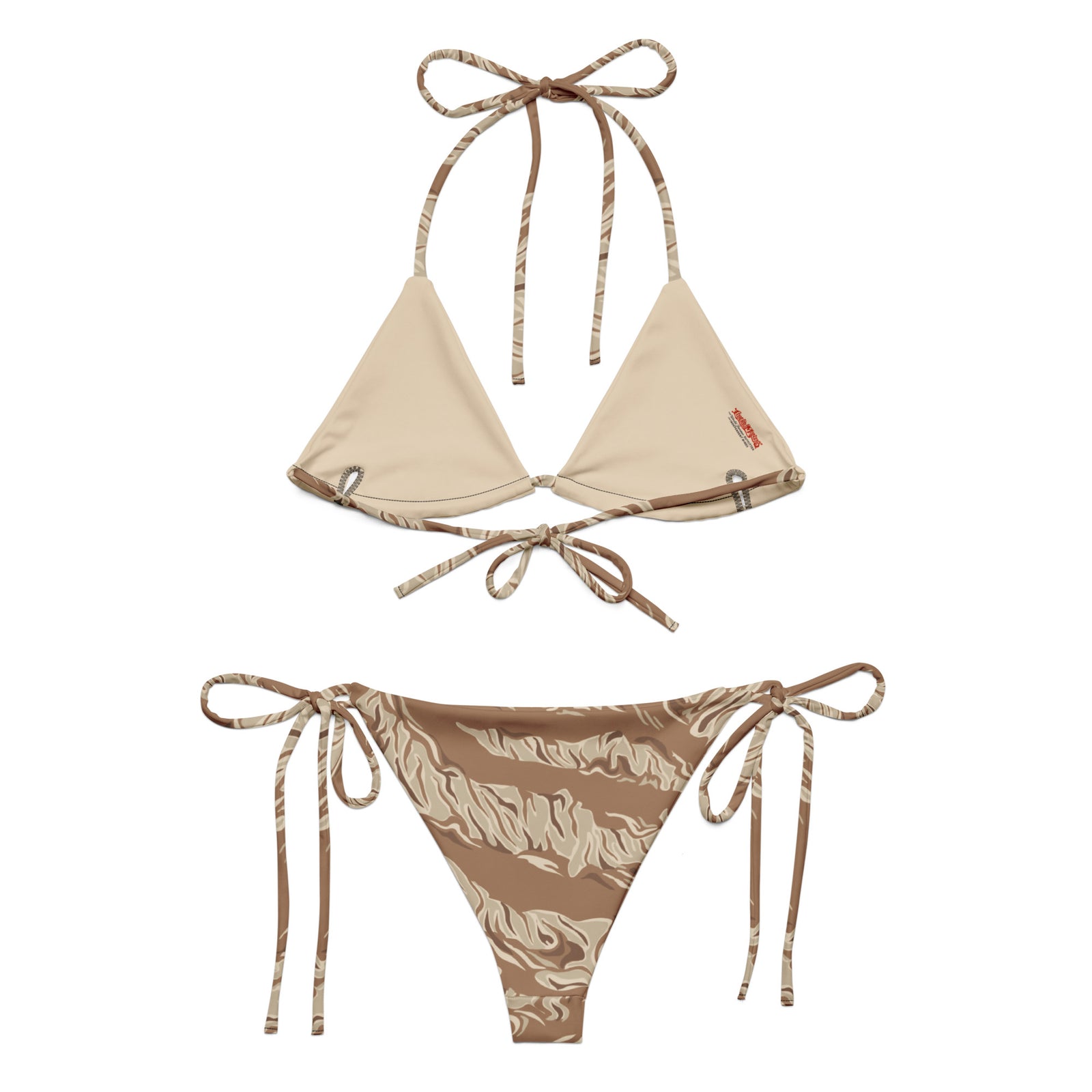 Desert Tiger Stripe String Bikini