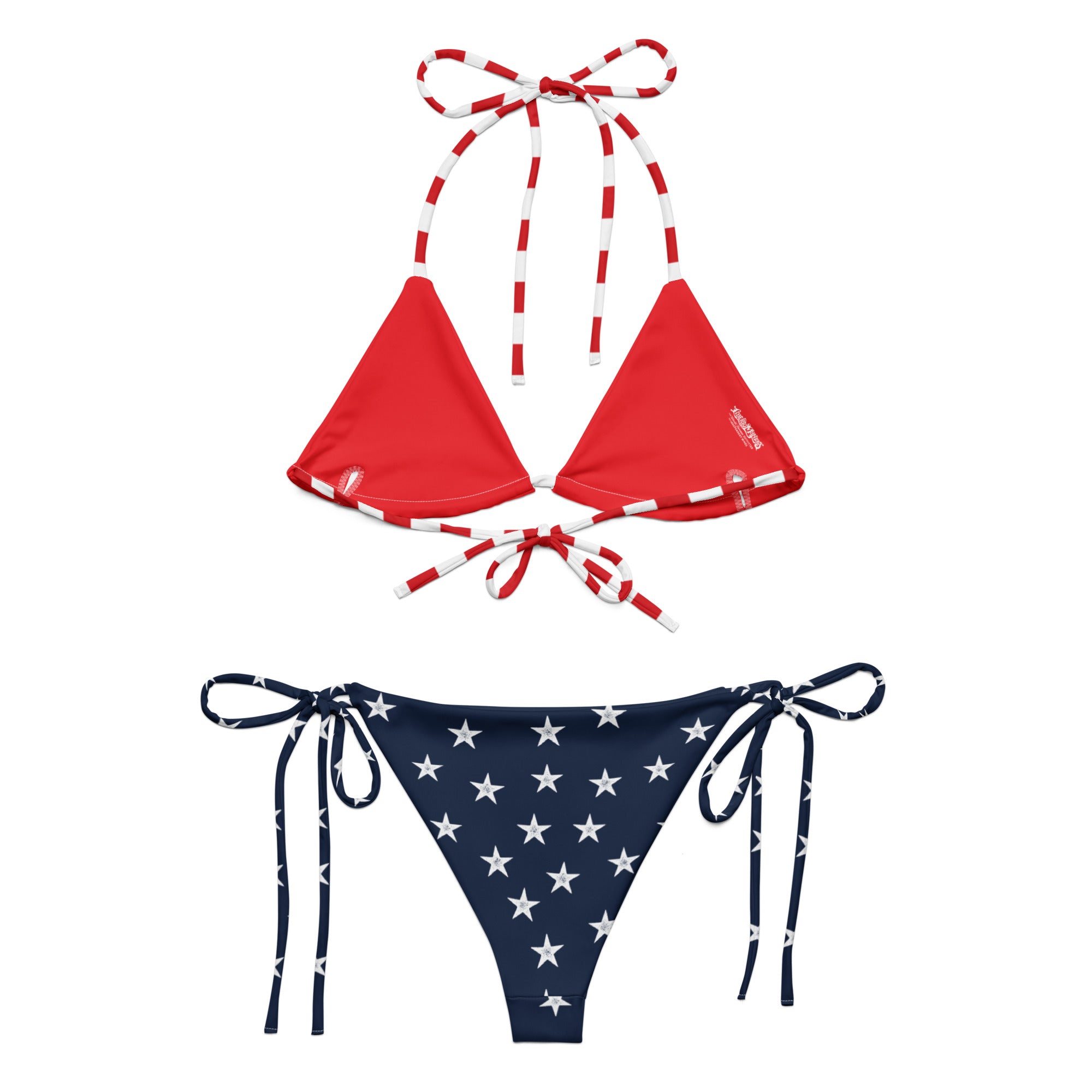 American Flag String Bikini