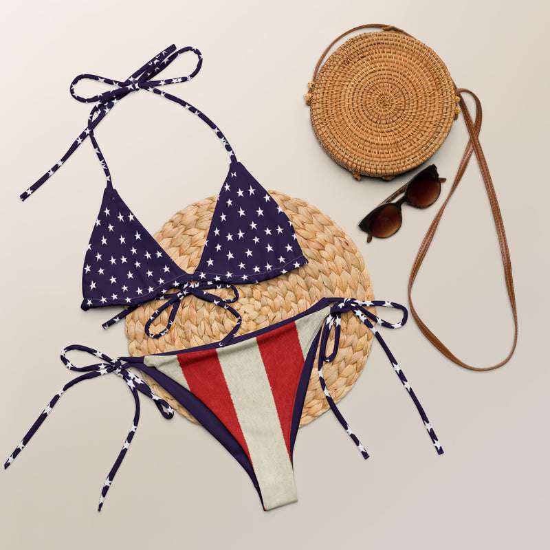 Lady Liberty American String Bikini - Liberty Maniacs