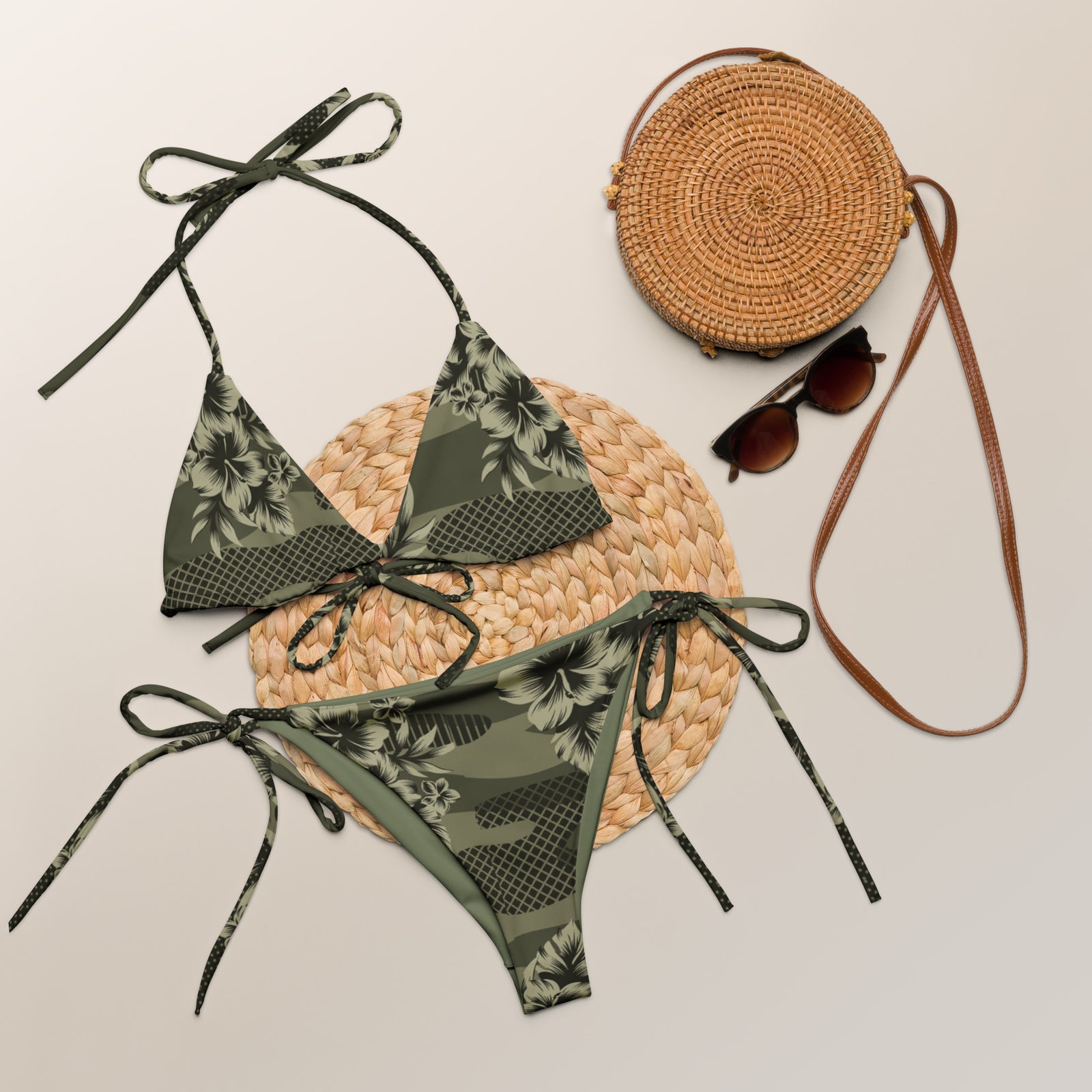 Hawaiian Camo String Bikini
