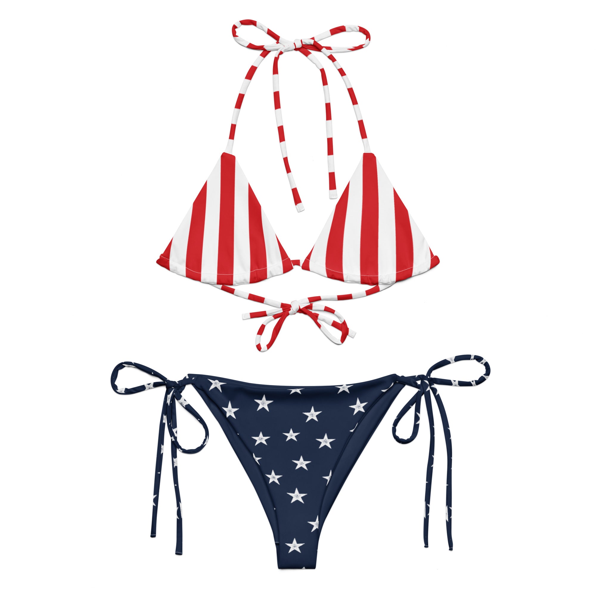 American Flag String Bikini - Liberty Maniacs