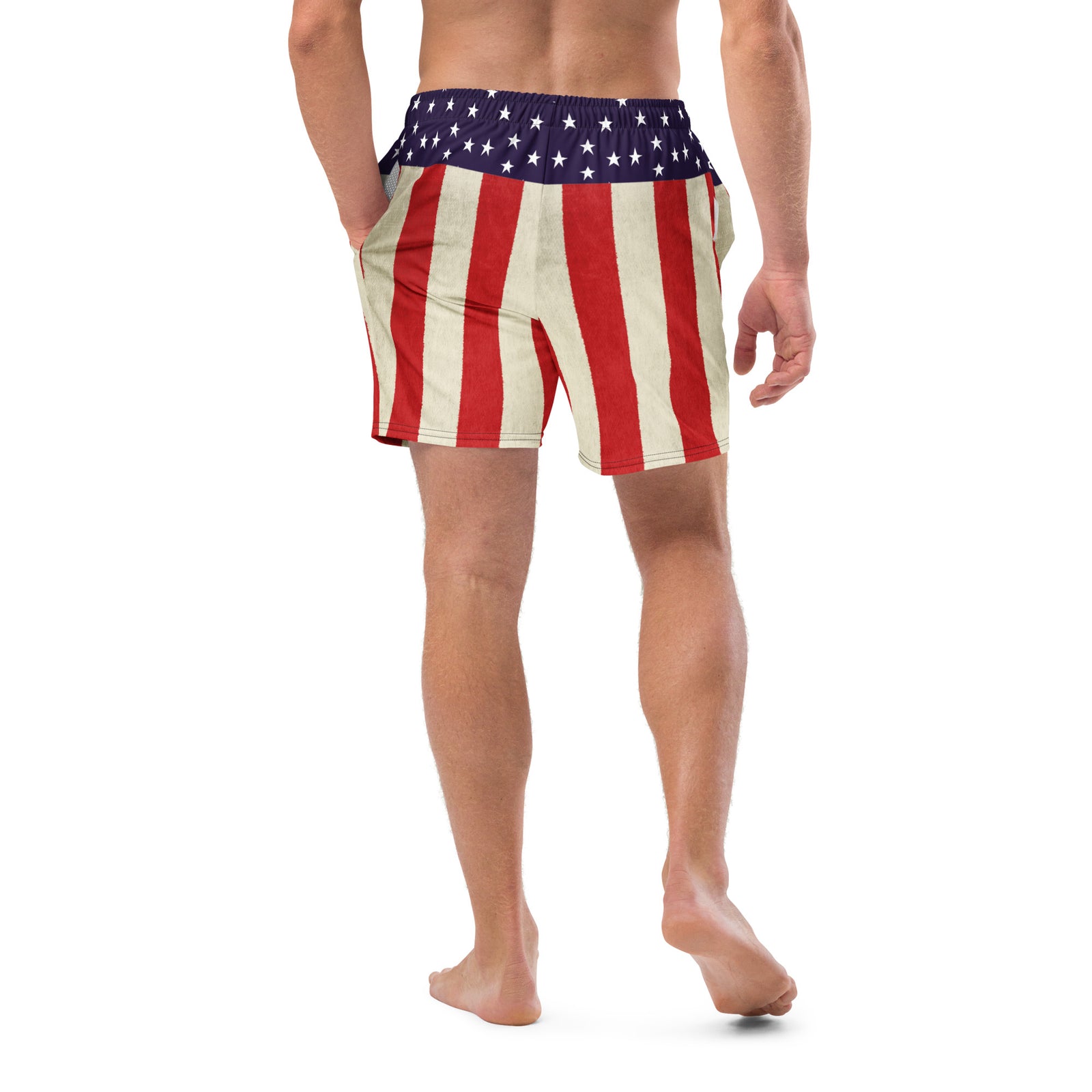 Americana Men's Stars and Bars Swim Trunks
