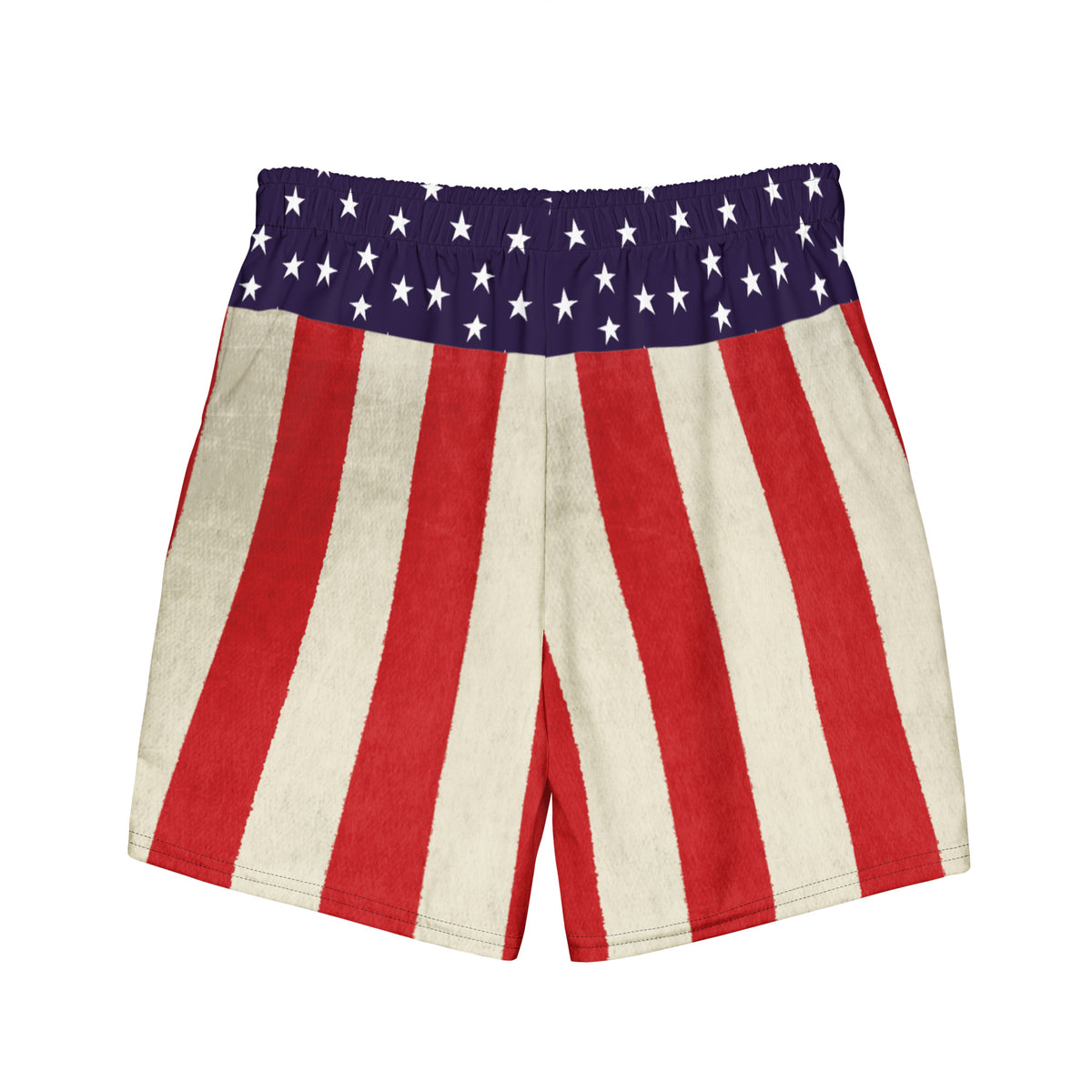Americana Men&#39;s Stars and Bars Swim Trunks