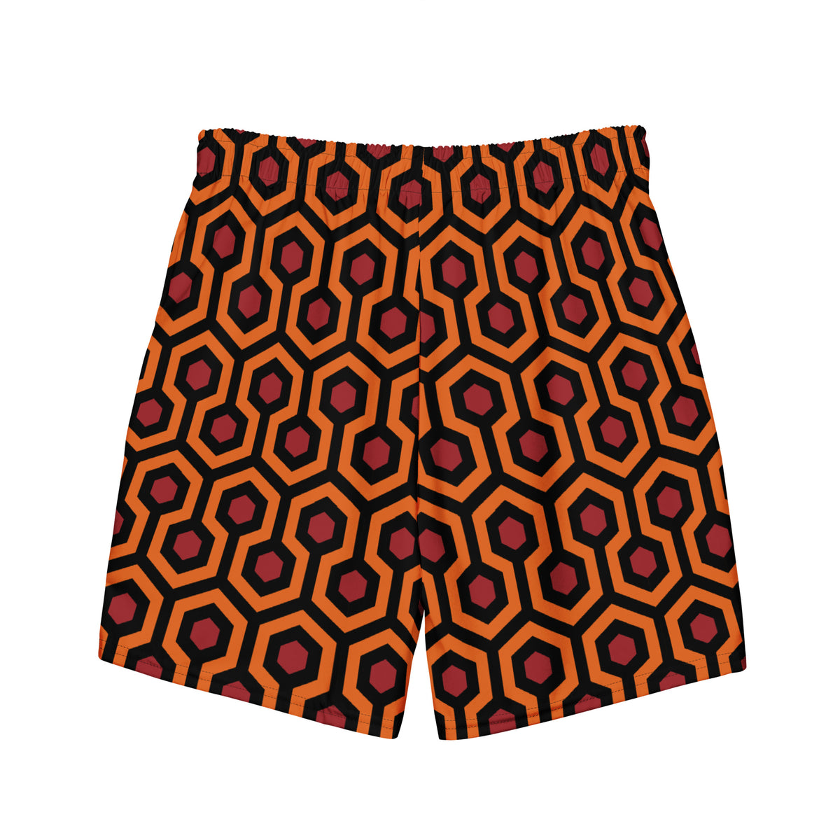 Red Rum Shining Carpet Pattern Men&#39;s Swim Trunks