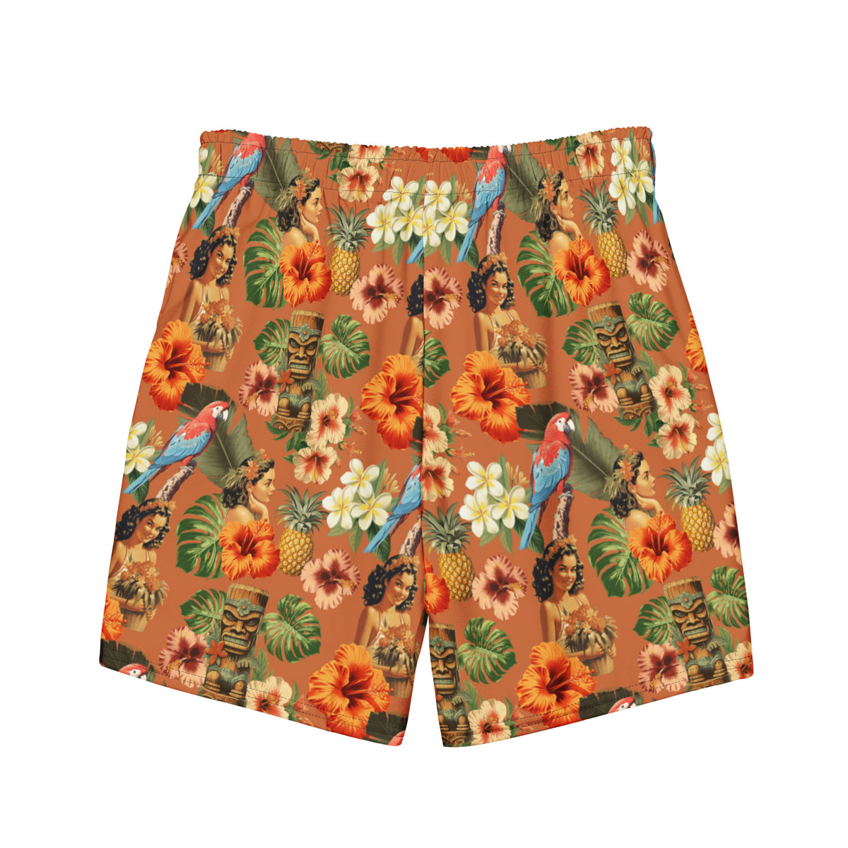 Palm Tree of Liberty Men&#39;s Swim Trunks