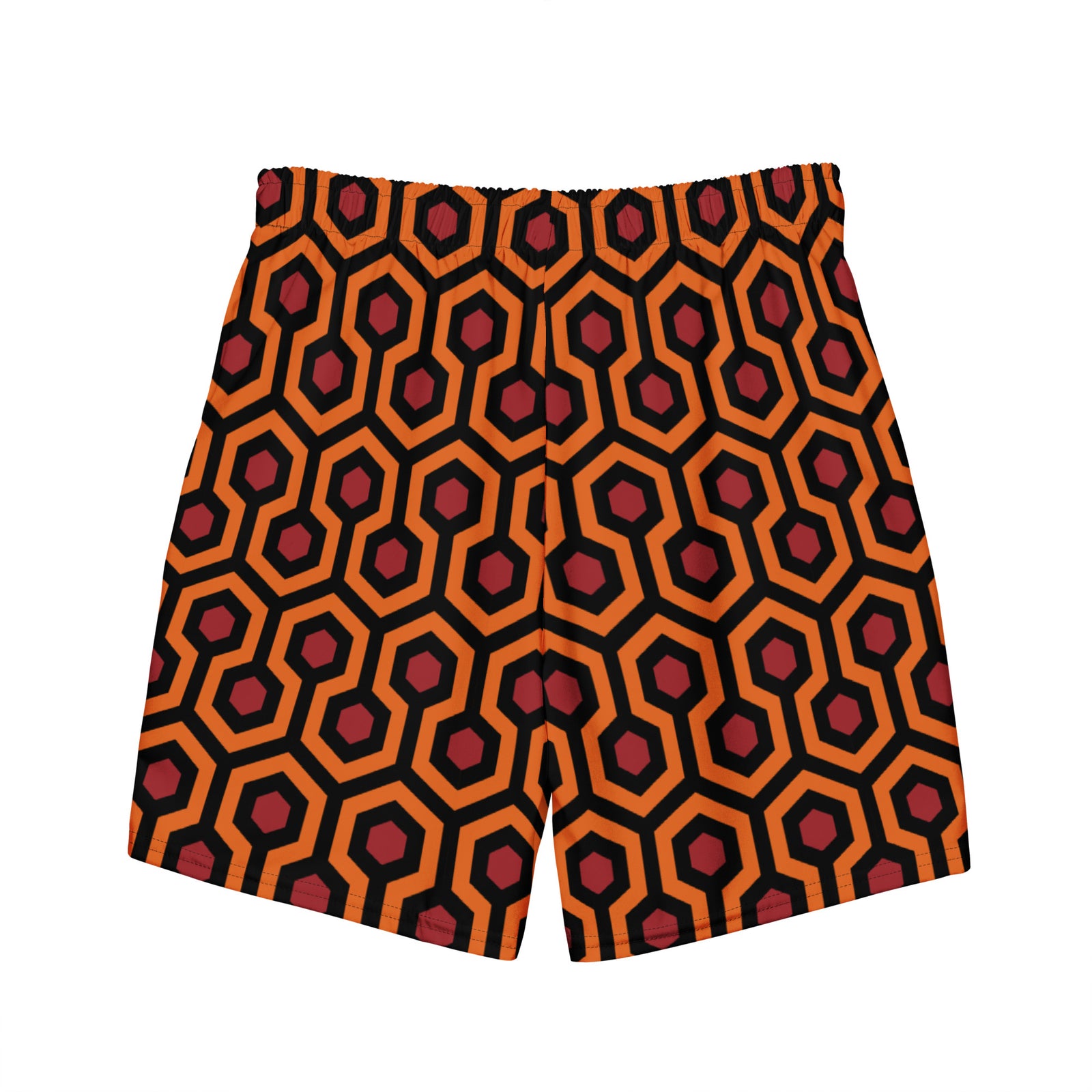 Red Rum Shining Pattern Men's Swim Trunks