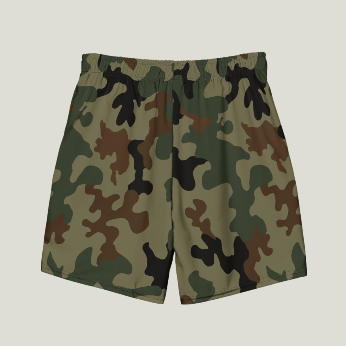 Seek and Disrupt Men&#39;s Camo Swim Trunks