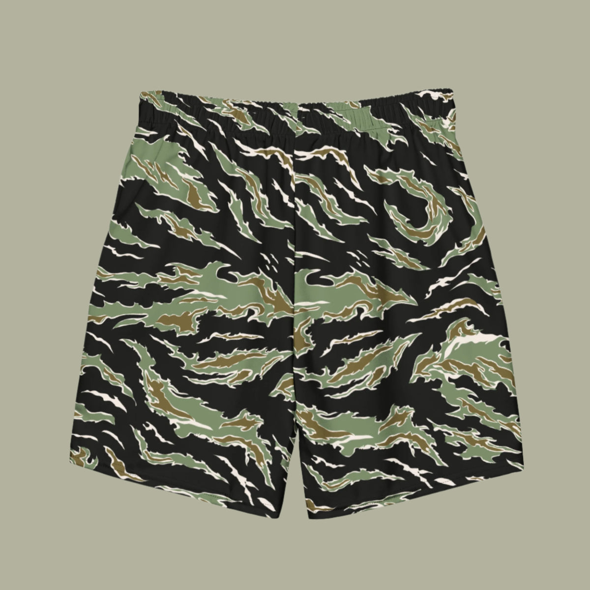 Tiger Stripe Camo Men&#39;s Swim Trunks