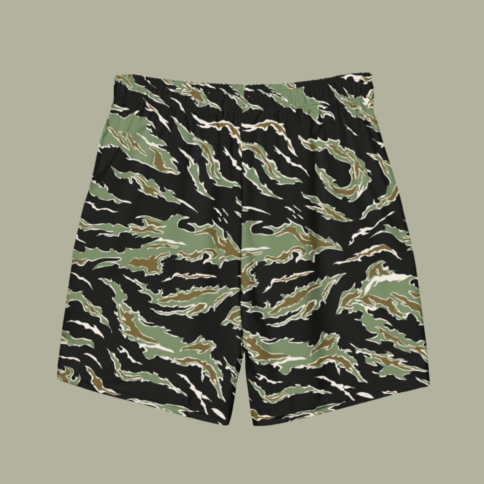 Tiger Stripe Camo Men's Swim Trunks