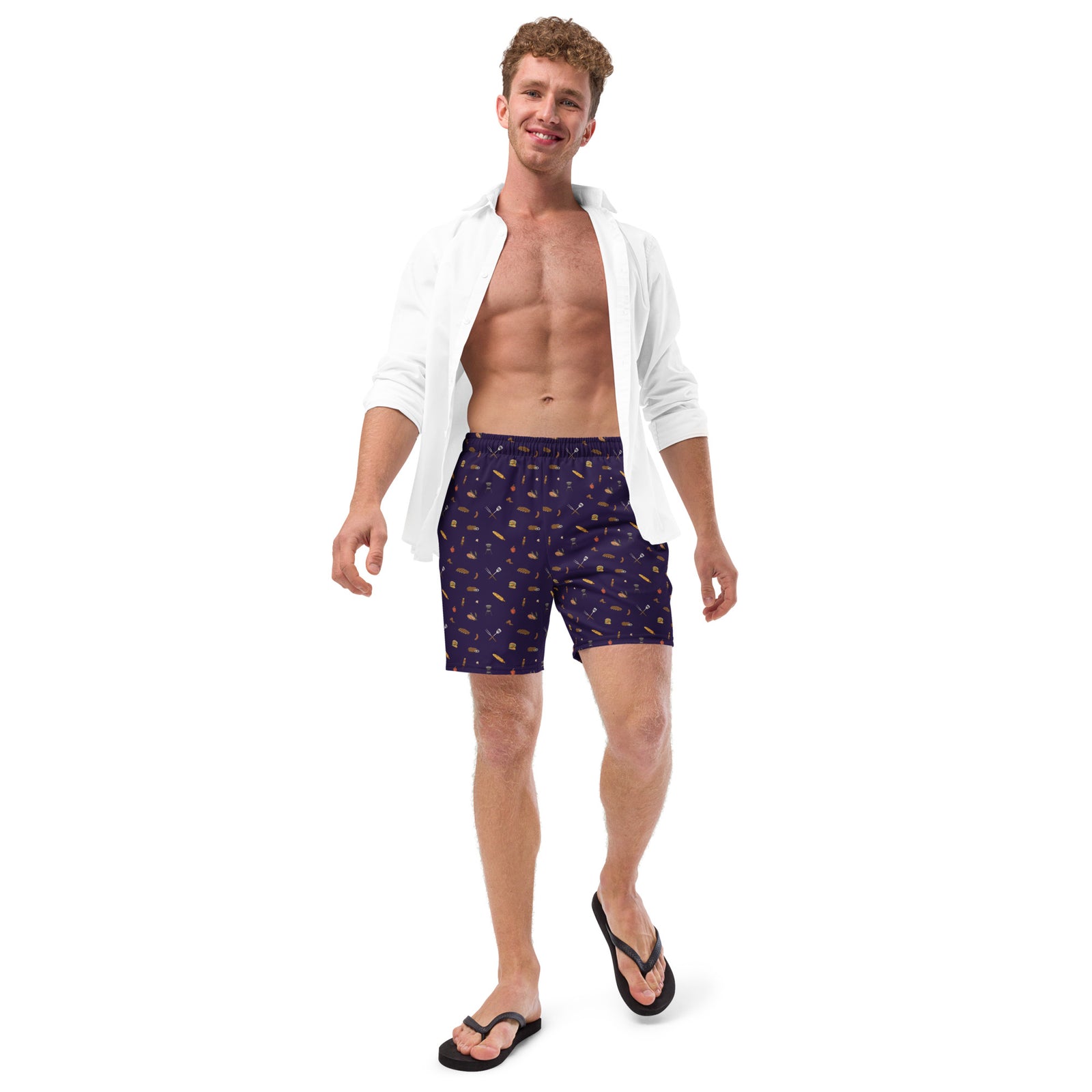 Grill & Chill Men's Swim Trunks