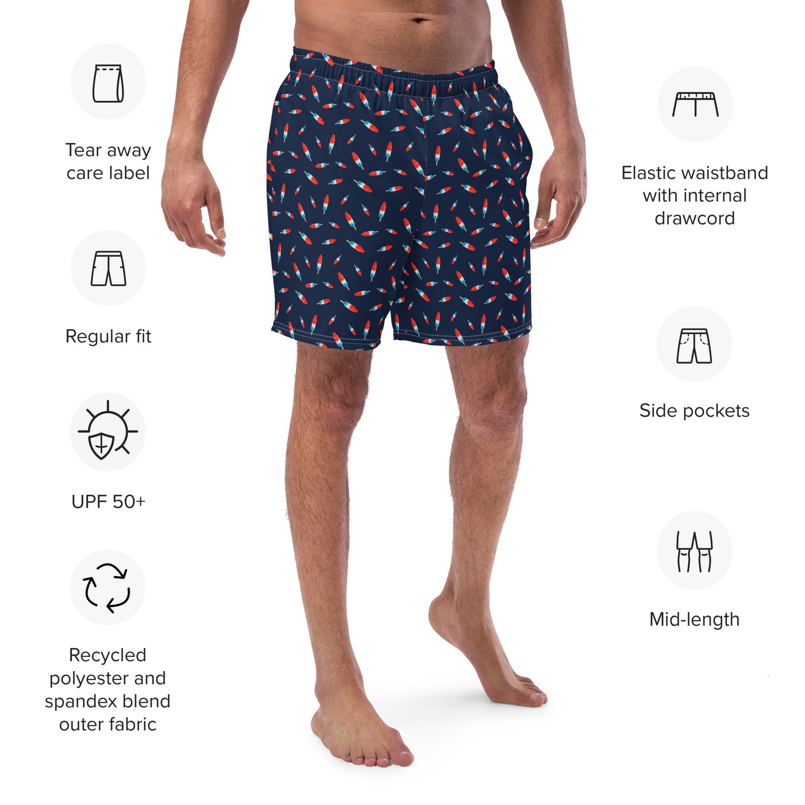Bombpop Men's Swim Trunks