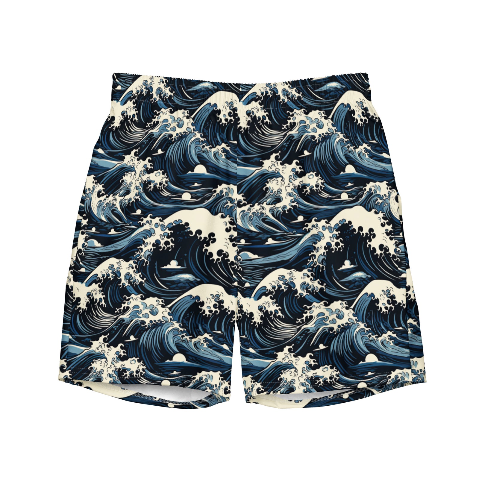 Great Waves Men's Swim Trunks