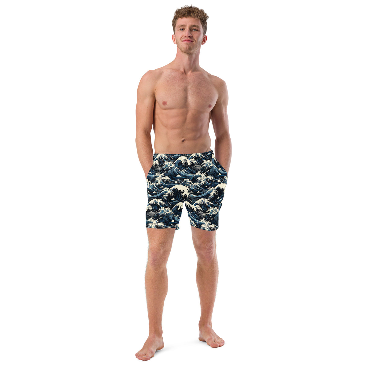 Great Waves Men&#39;s Swim Trunks