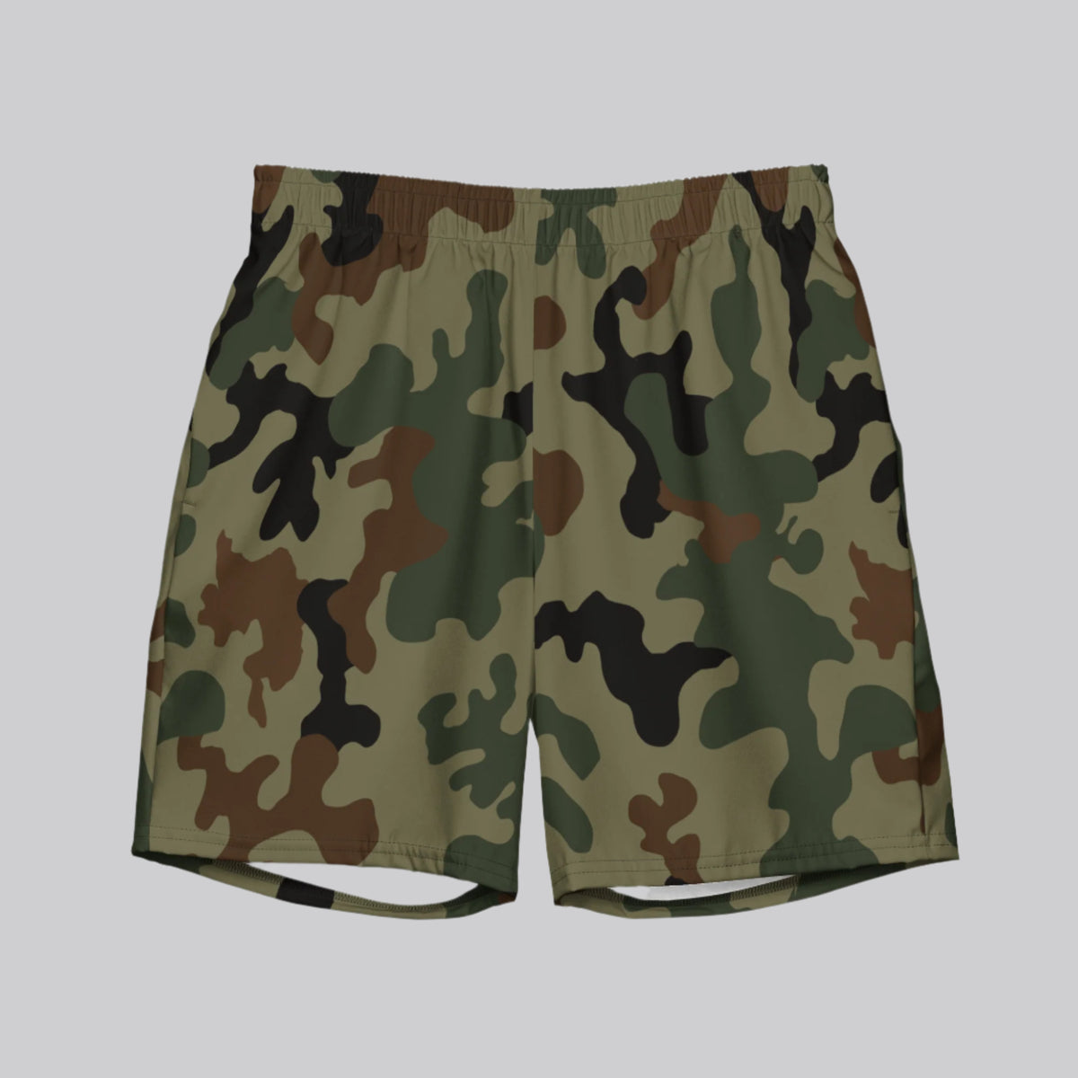 Seek and Disrupt Men&#39;s Camo Swim Trunks