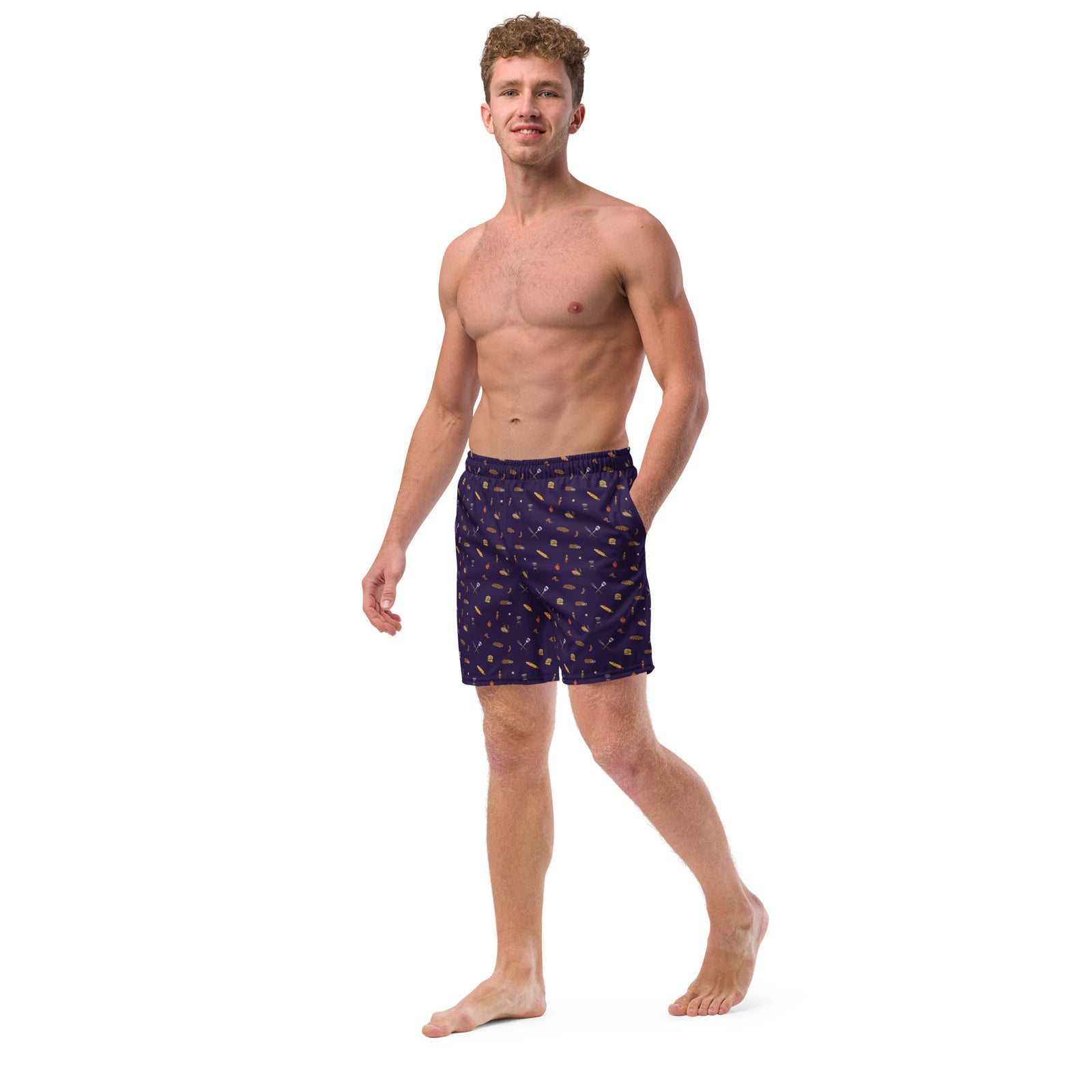 Grill & Chill Men's Swim Trunks