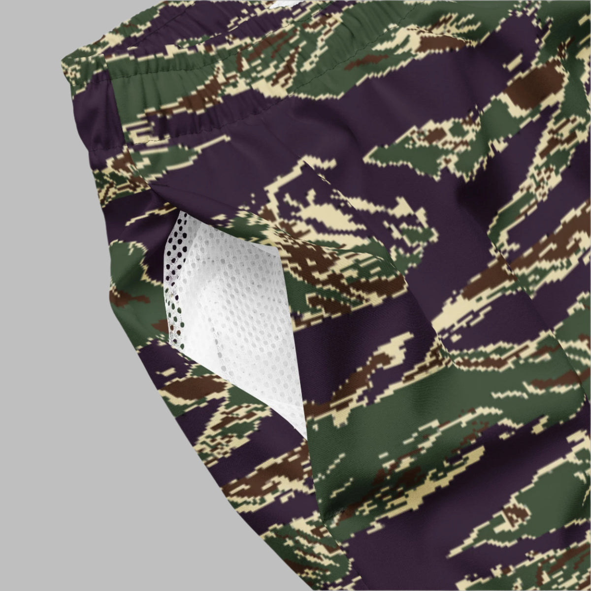 Taiwan ROC Marine Corps Digital Tiger Stripe Camo Men&#39;s Swim Trunks