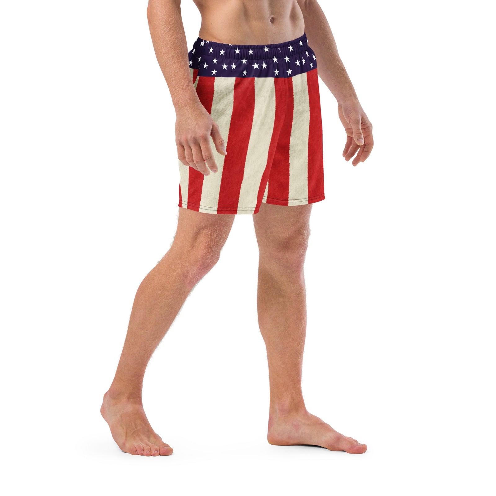Americana Men's Stars and Bars Swim Trunks