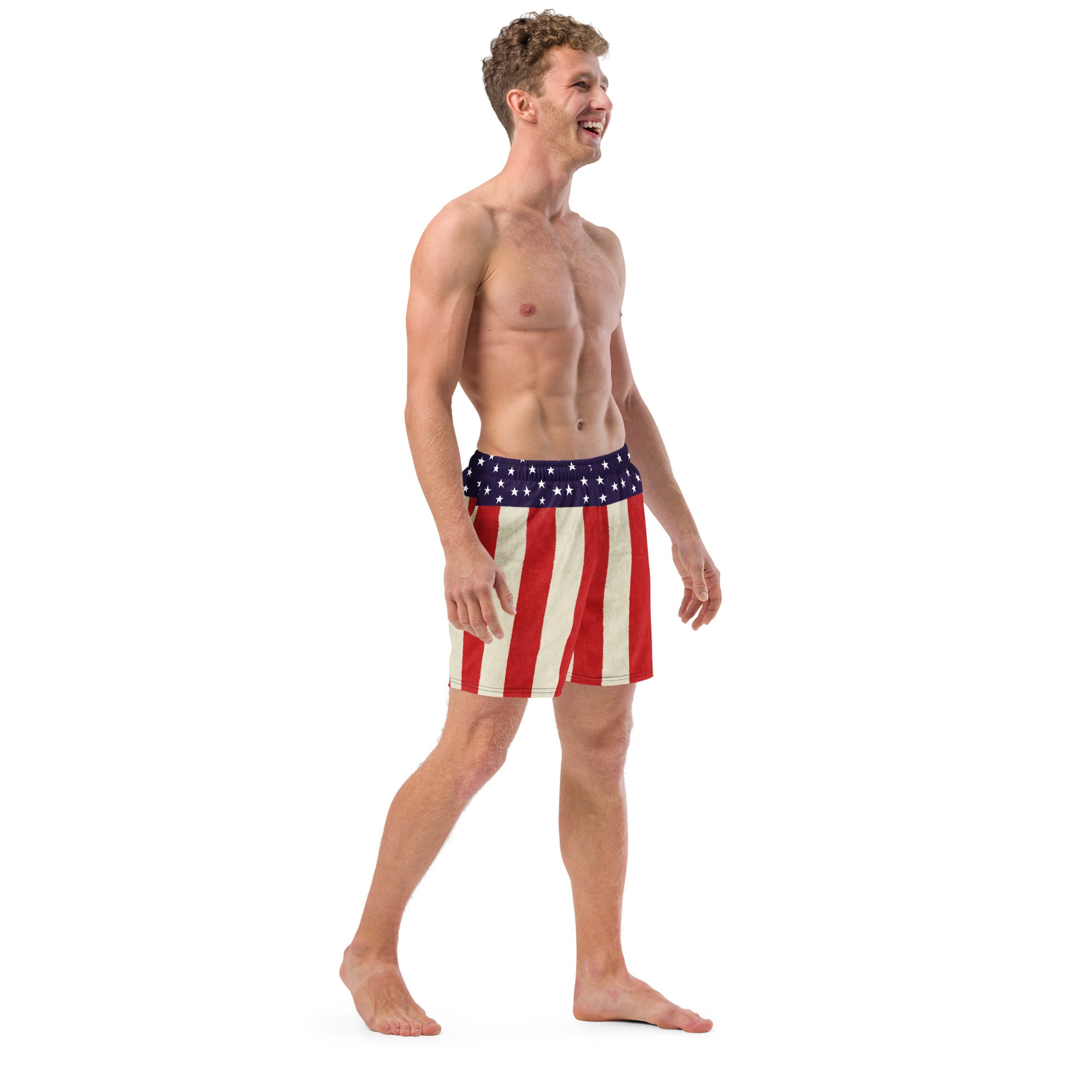 Americana Men's Stars and Bars Swim Trunks