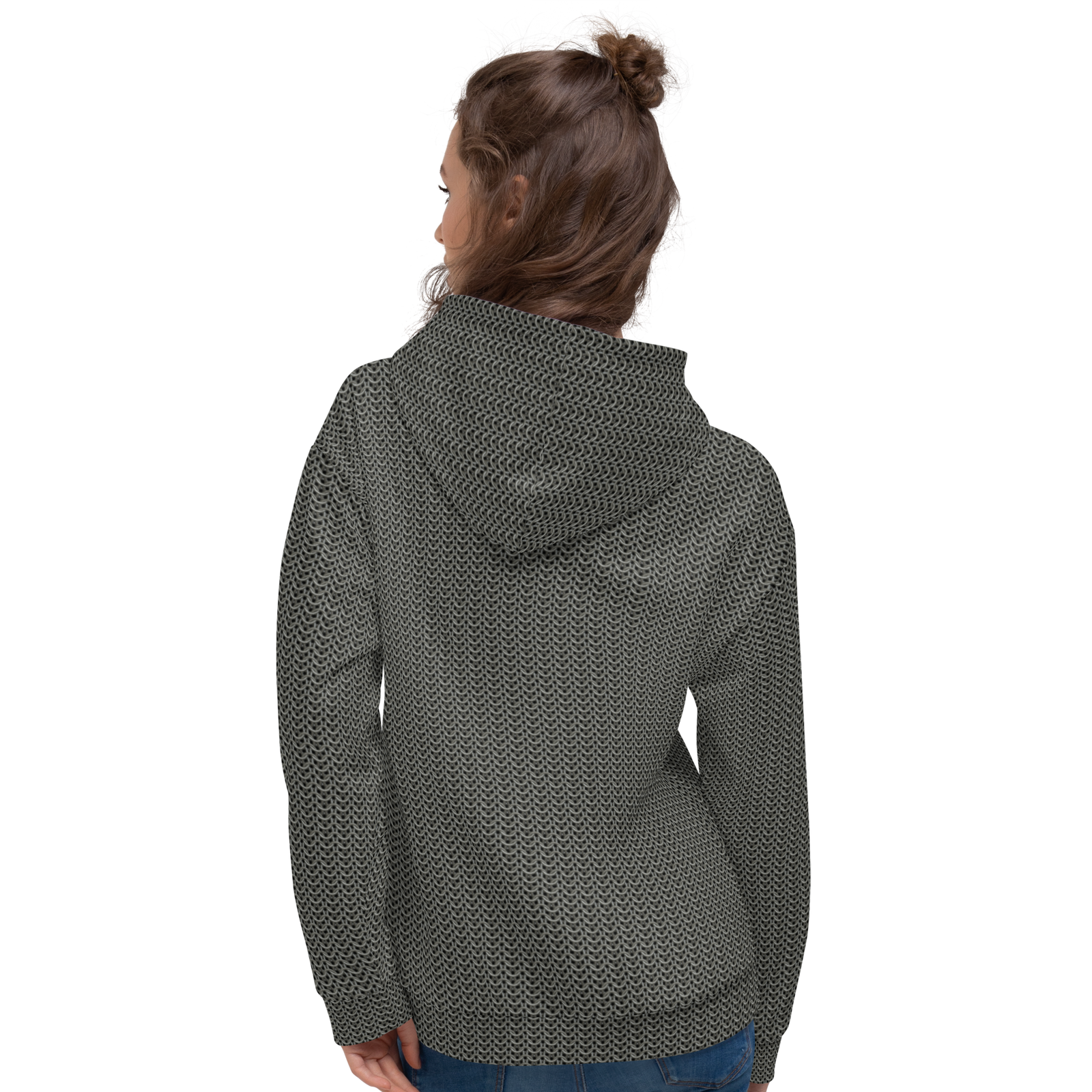 Chainmail Pattern Hoodie