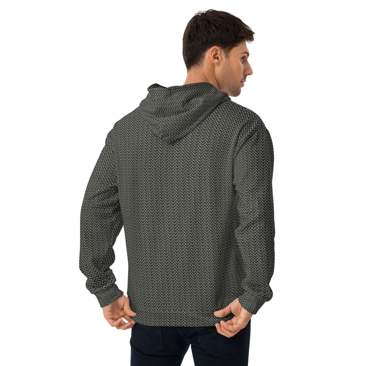 Chainmail Pattern Hoodie