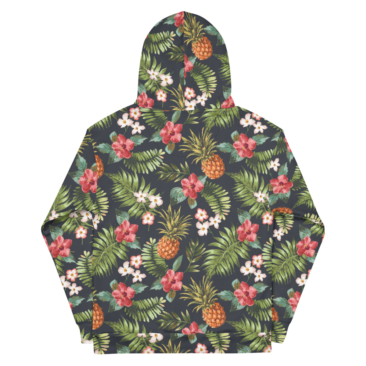 Hawaiian Print Hoodie
