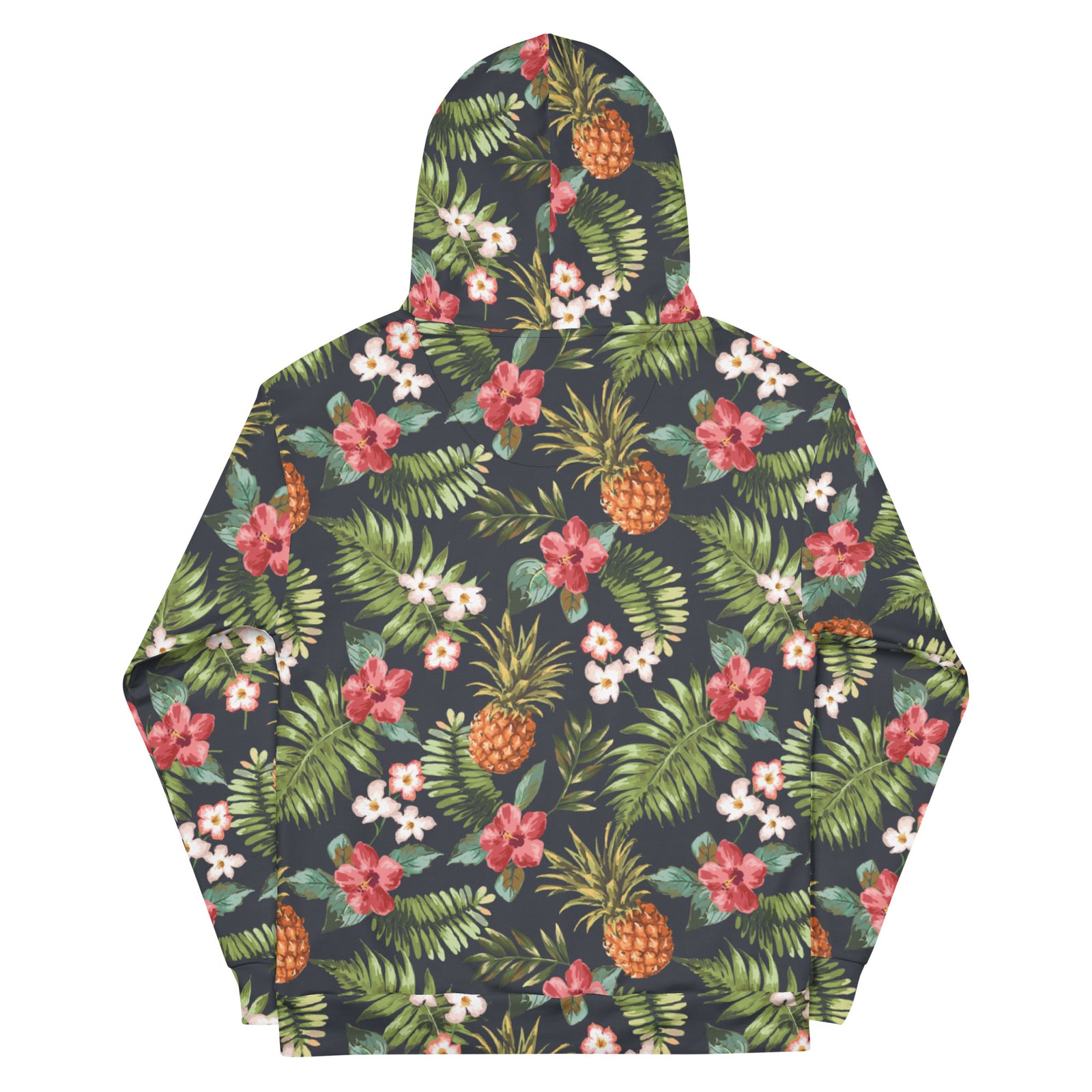 Hawaiian Print Hoodie