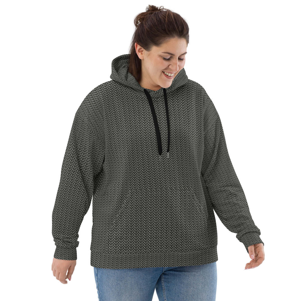 Chainmail Pattern Hoodie