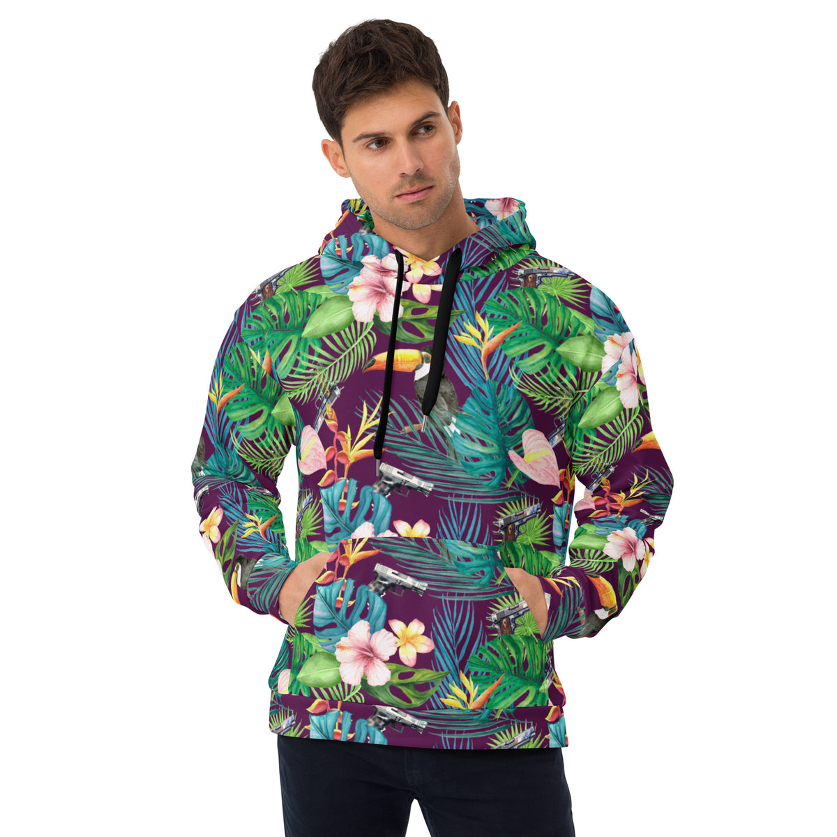 Hibiscus Bang Bang Hawaiian Hoodie